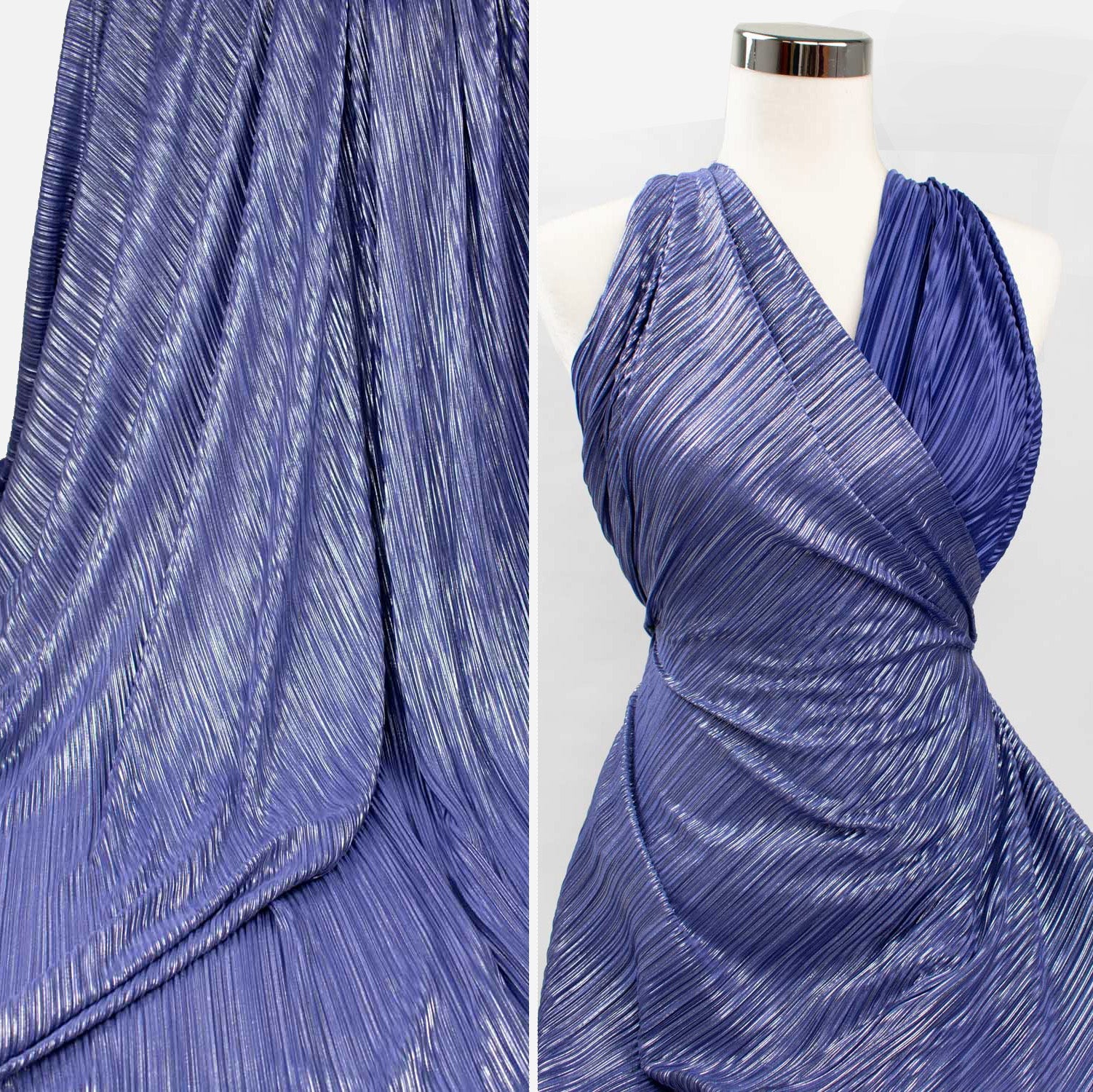 Pleated Glimmer Reversible Satin Sample Book