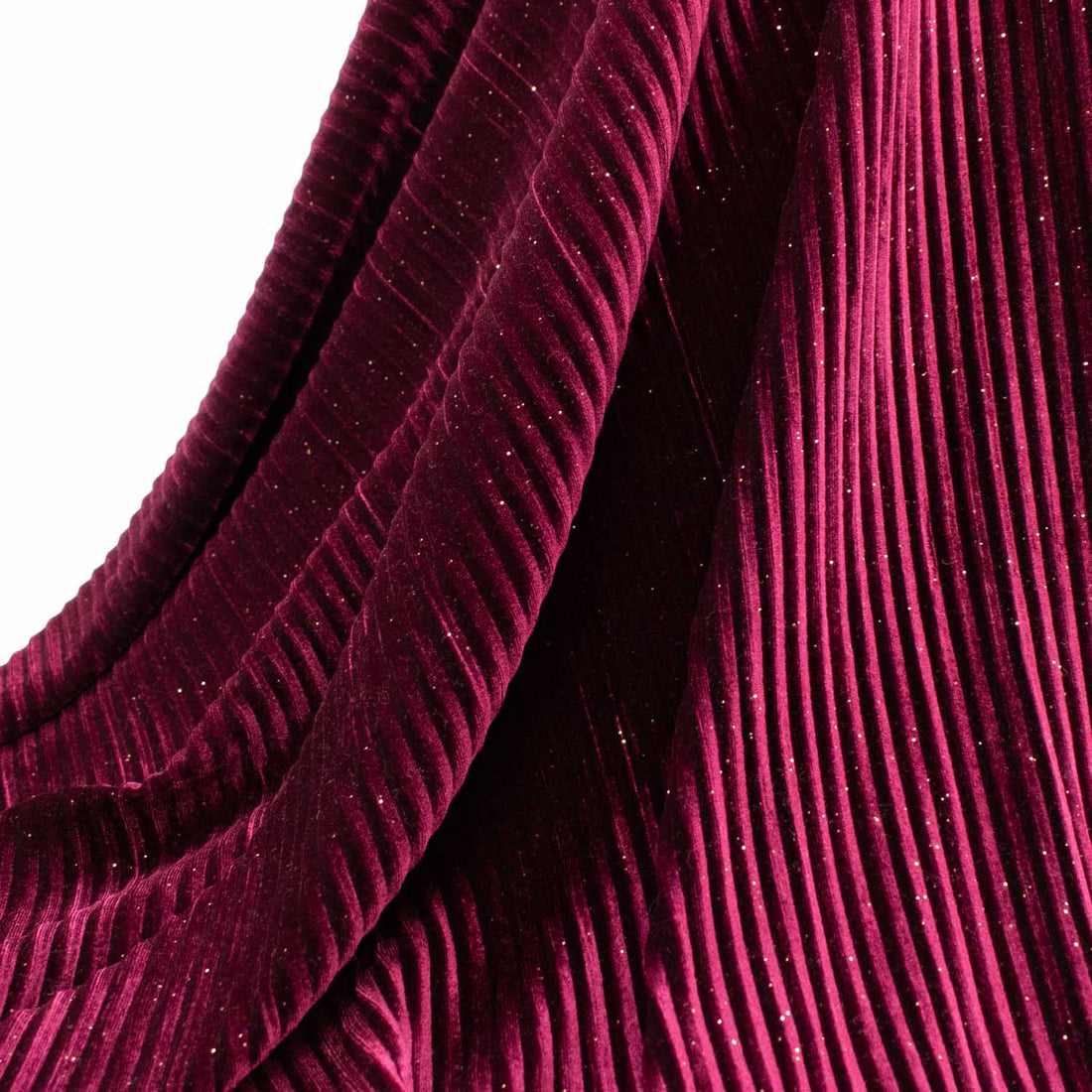 Pleated Velvet Glitter