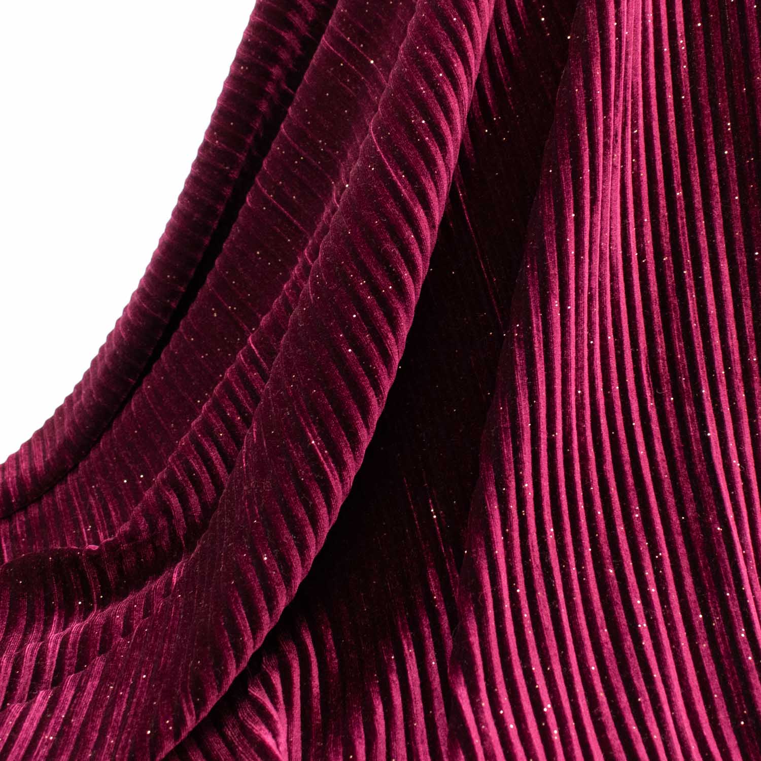 Pleated Velvet Glitter