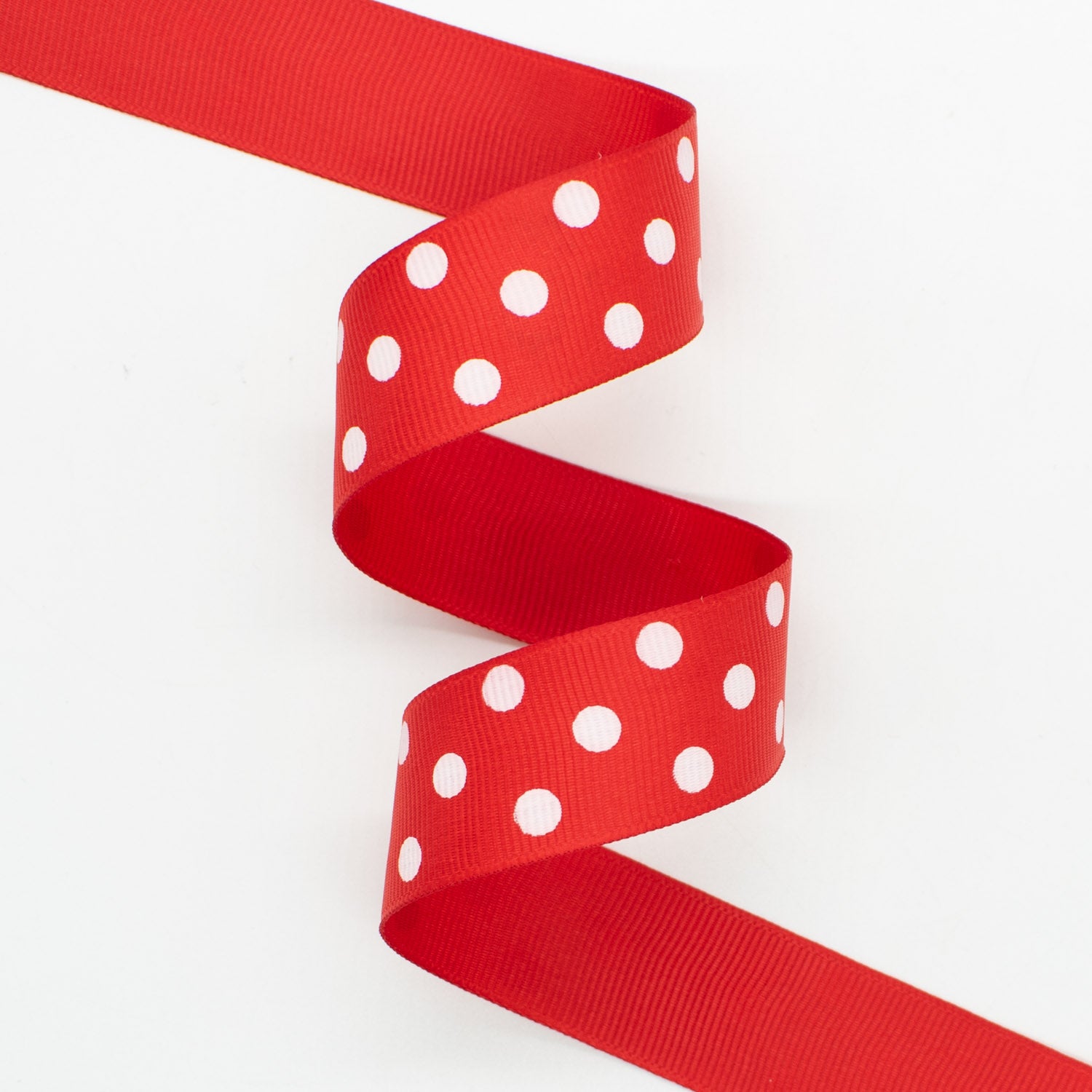 Grosgrain Polka Dot Ribbon 25mm