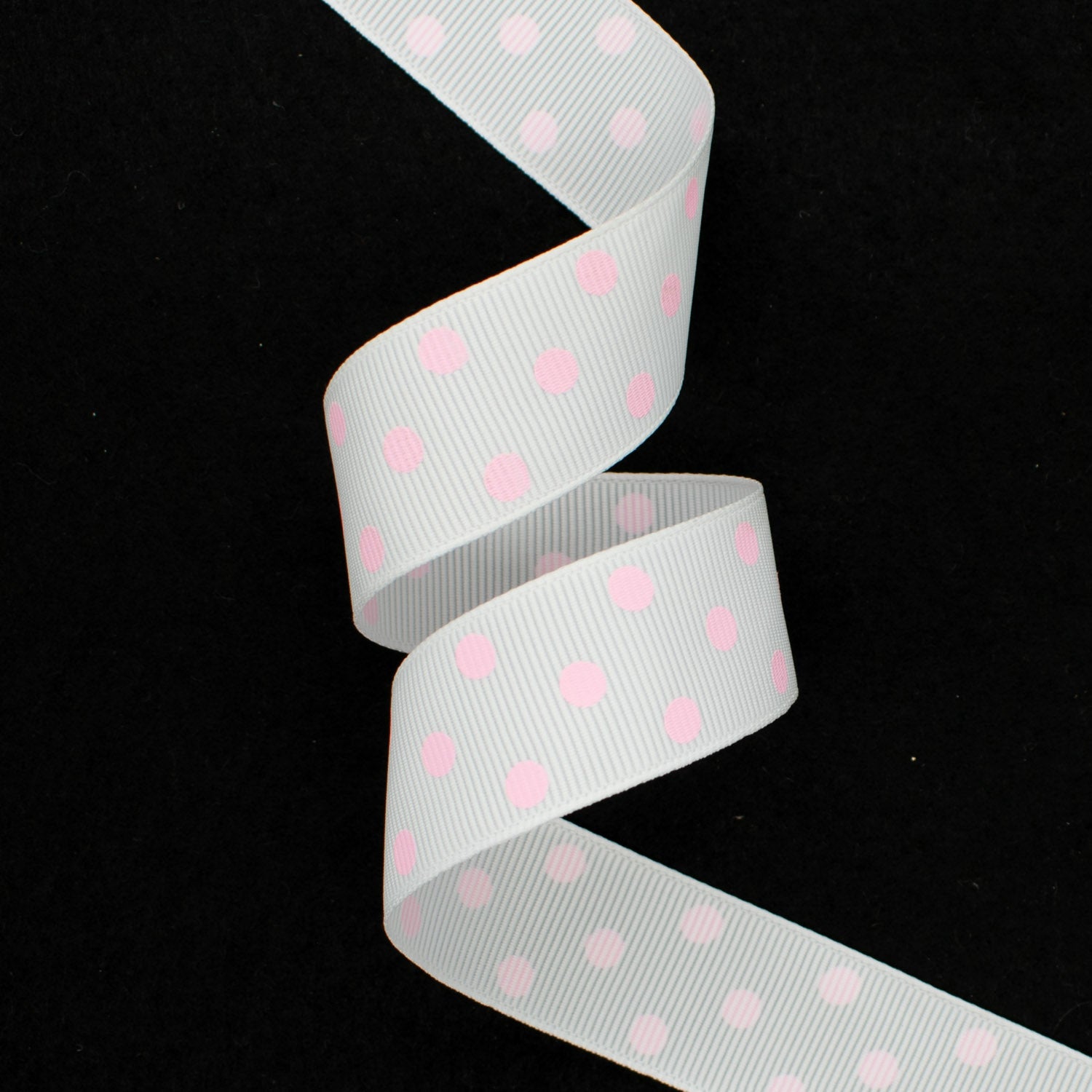 Grosgrain Polka Dot Ribbon 25mm