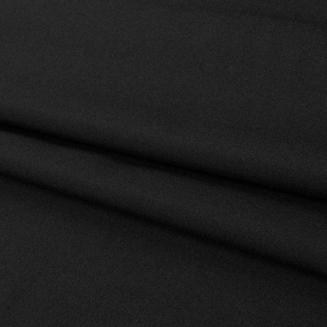 Japanese Wool Blend Suiting Light Weight Design-5 Black