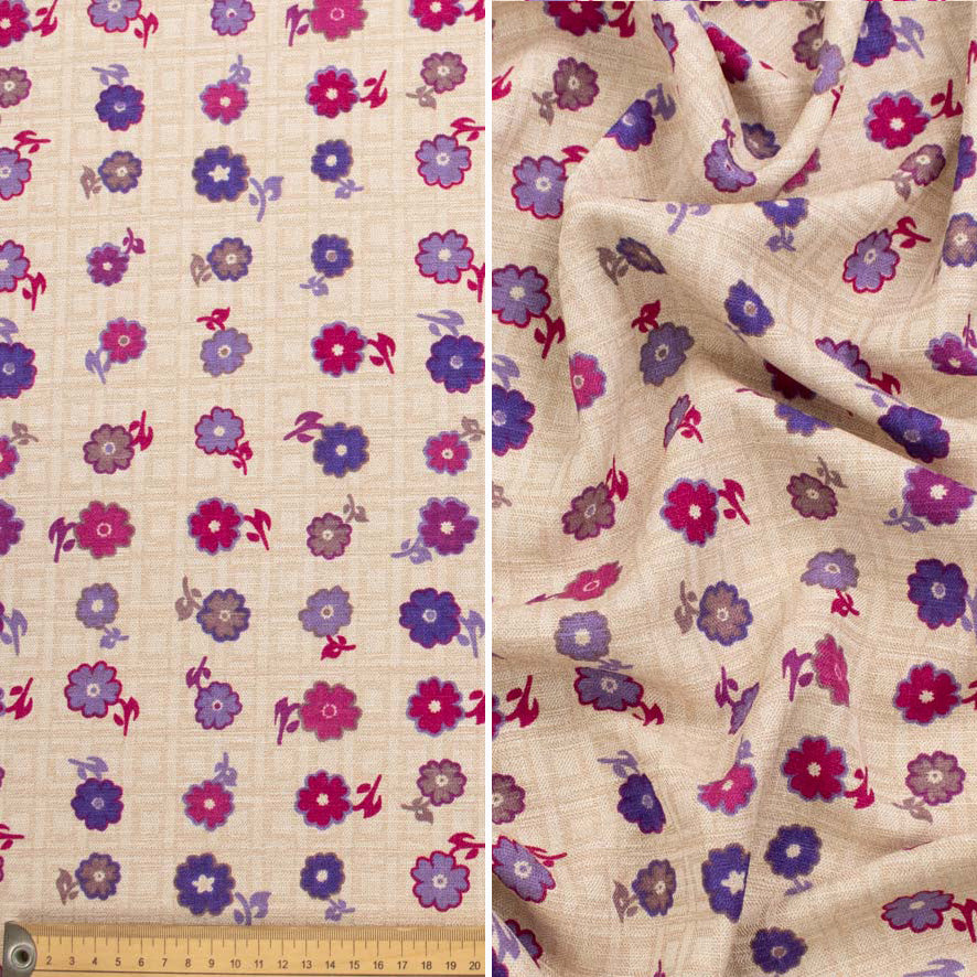 Linen Look Polyester Prints