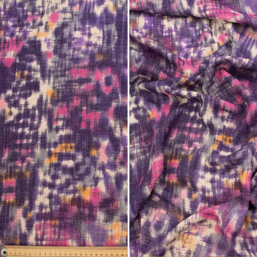 Linen Look Polyester Prints