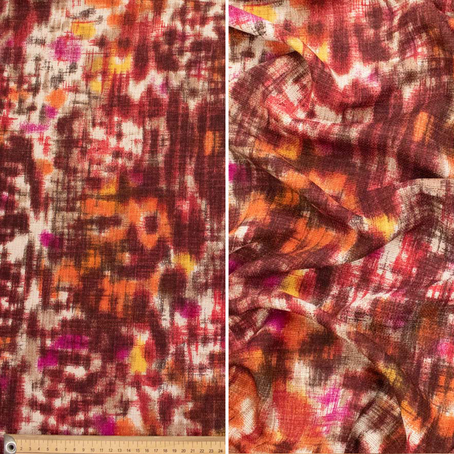 Linen Look Polyester Prints