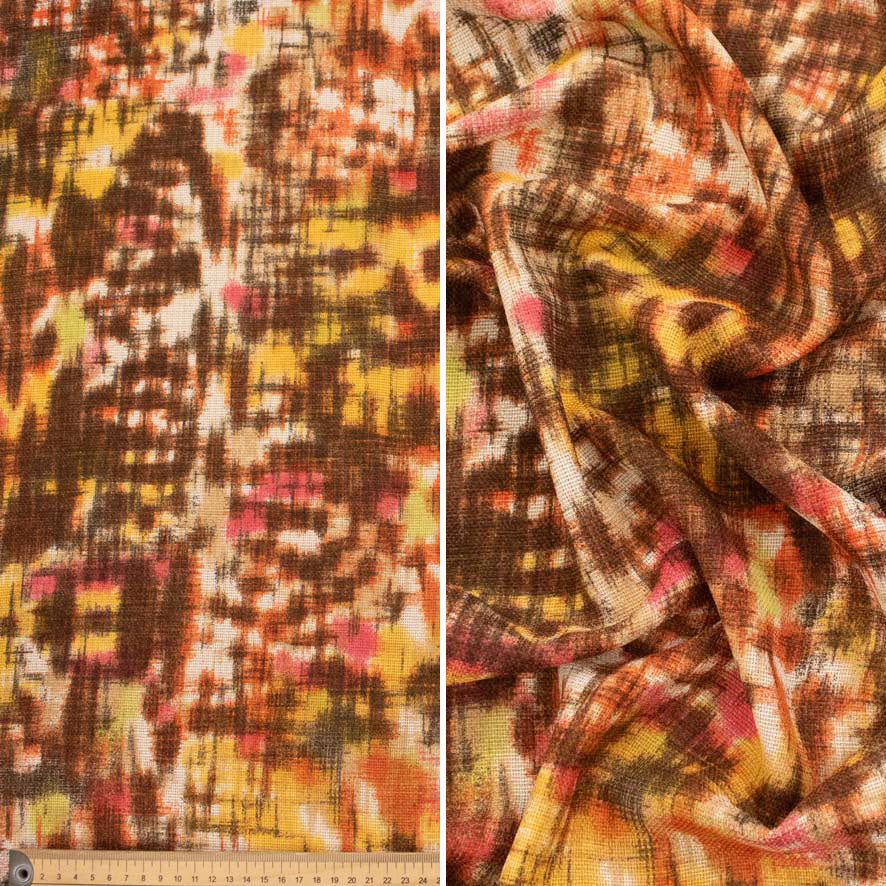 Linen Look Polyester Prints