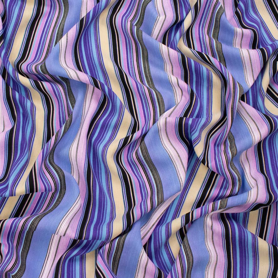 Linen Look Polyester - Stripes Collection