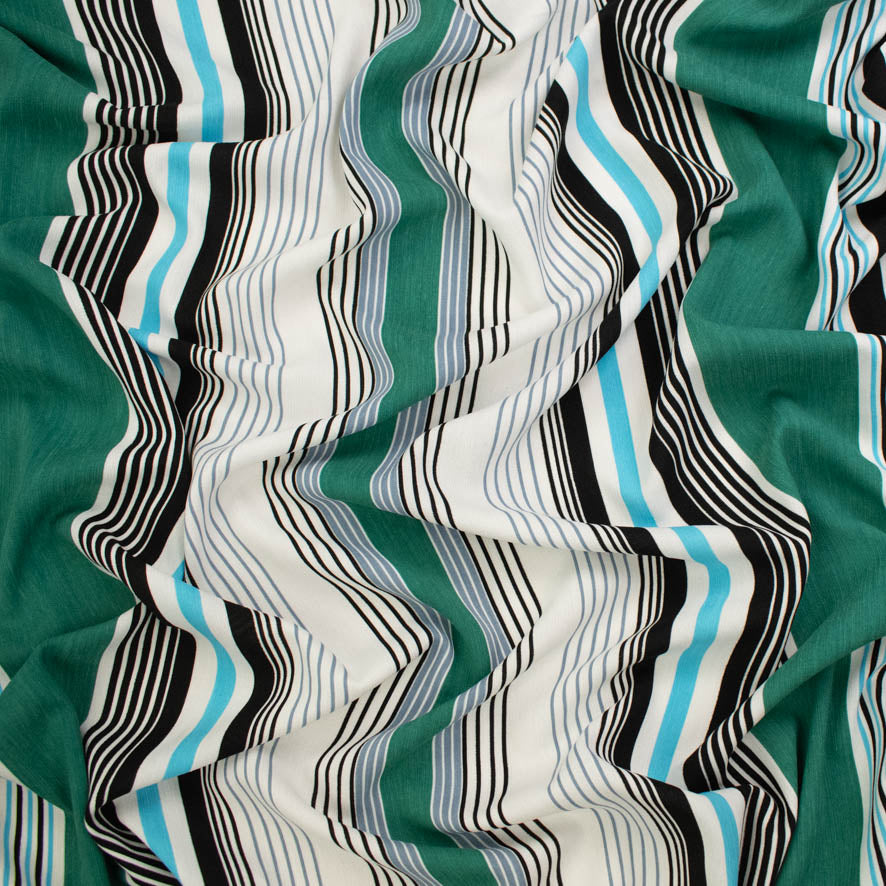 Linen Look Polyester - Stripes Collection