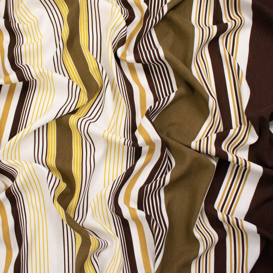 Linen Look Polyester - Stripes Collection