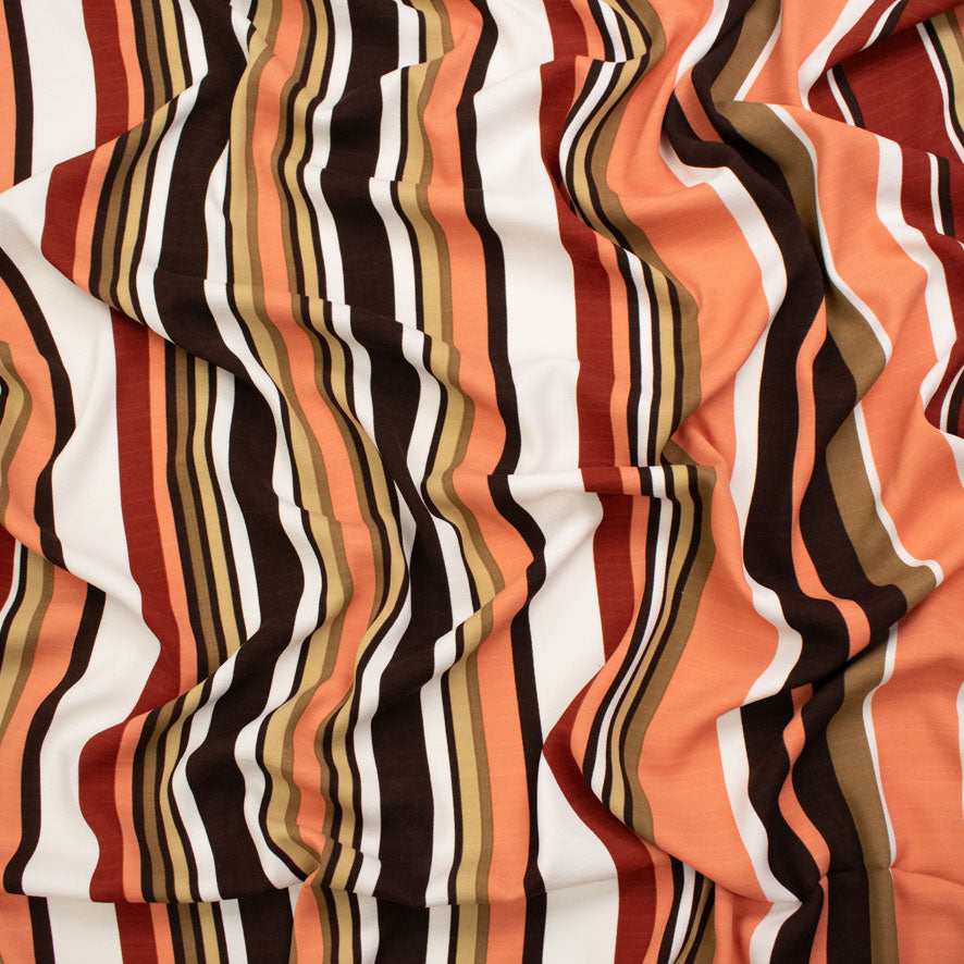 Linen Look Polyester - Stripes Collection