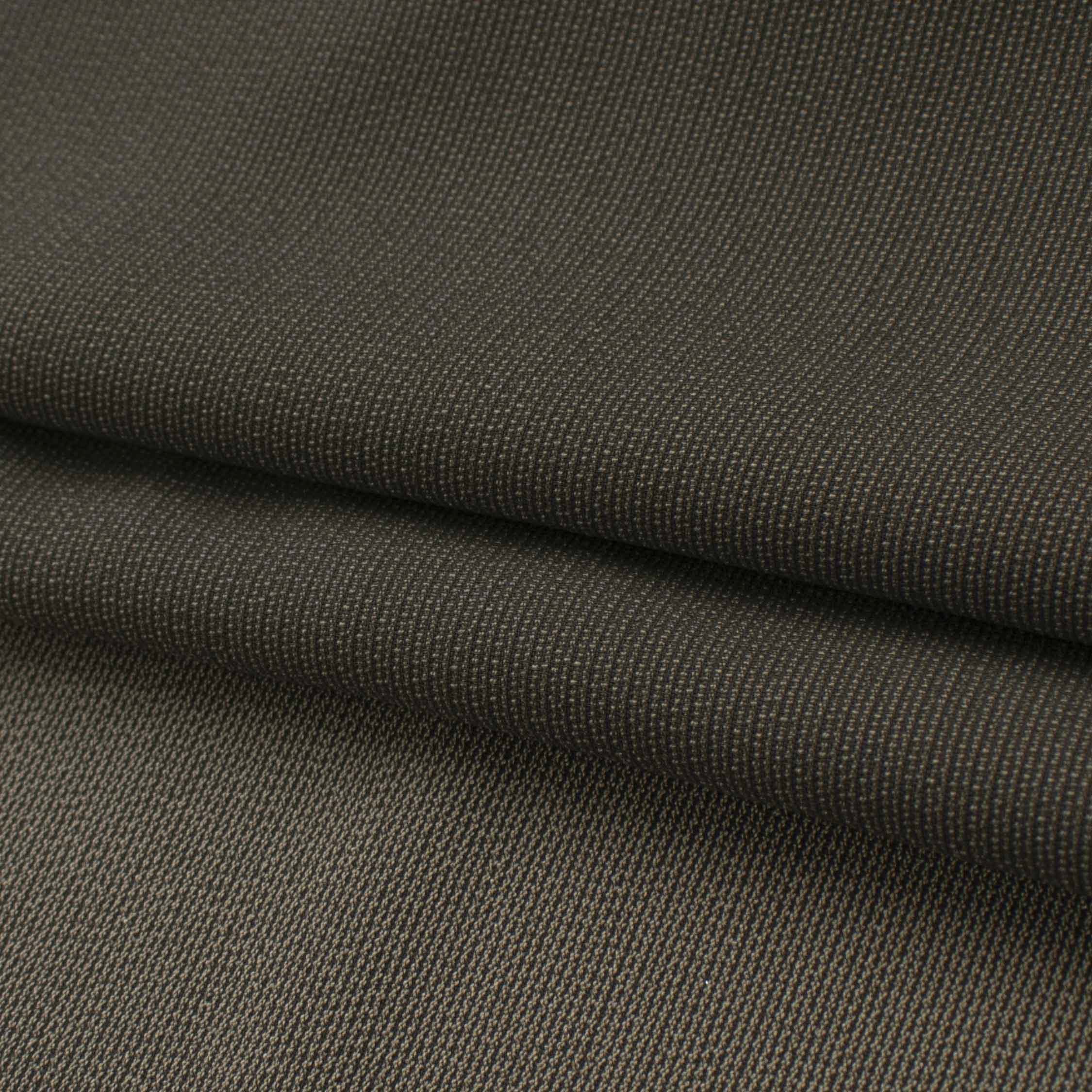 Japanese Texture Crepe Suiting - Dark Olive