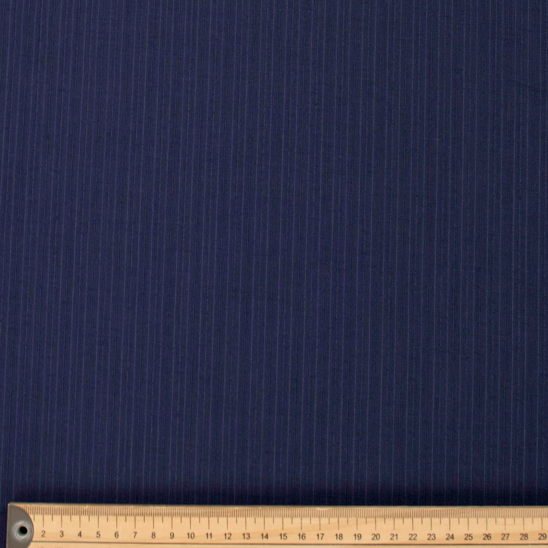 Premium Japanese Wool Blend Suiting - Blue Stripes