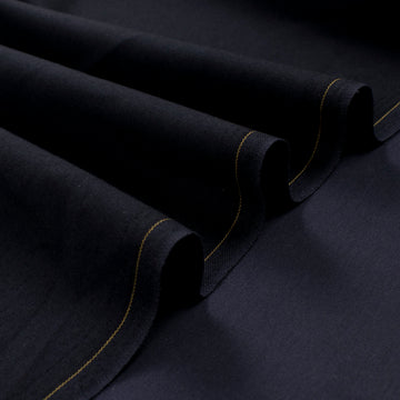 Japanese Cotton Twill Suiting - Navy