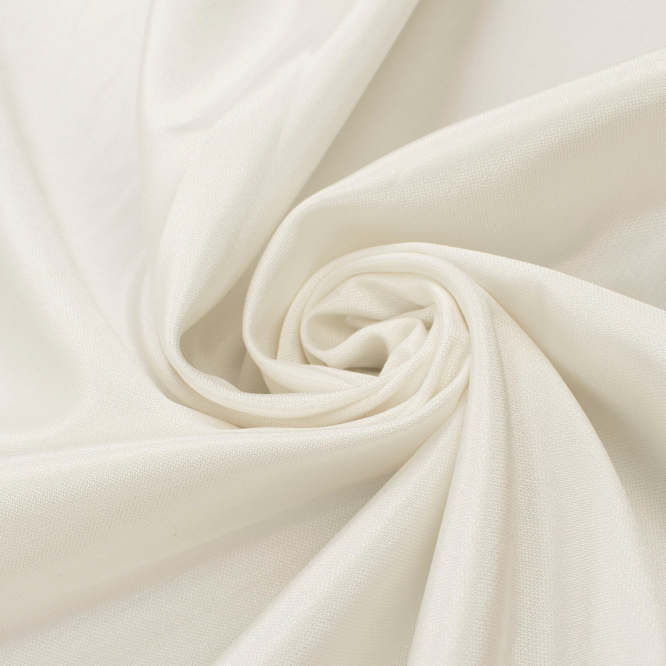 Japanese Shiny Crepe Suiting - Off White