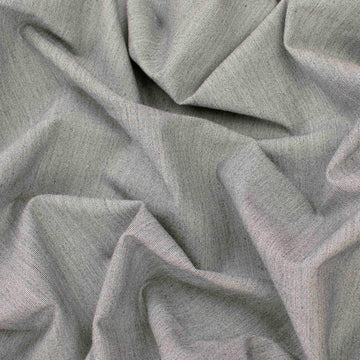 Japanese Slight Stretch Suiting - Black & White Fine Micro-texture Weave