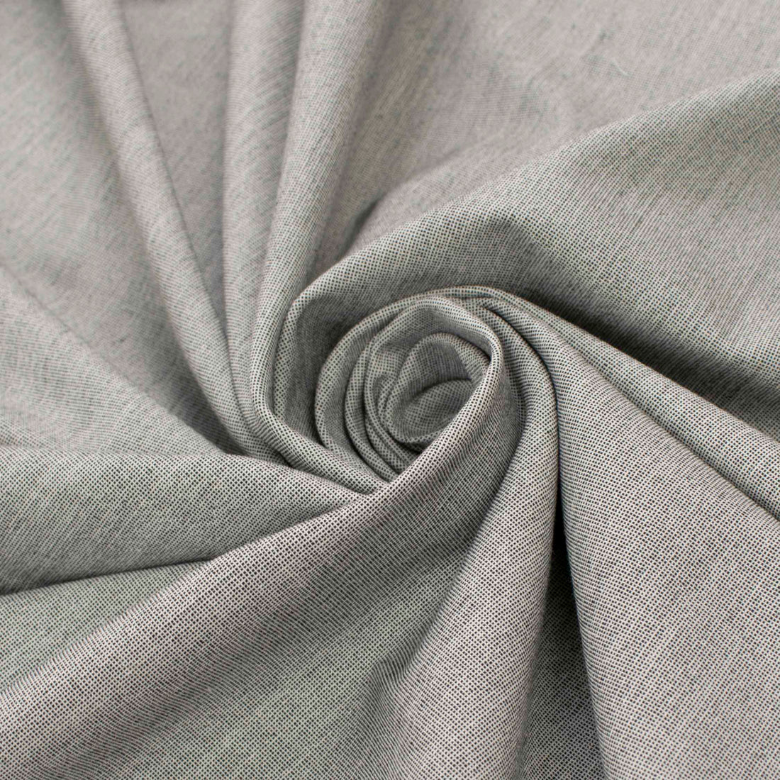 Japanese Slight Stretch Suiting - Black & White Fine Micro-texture Weave