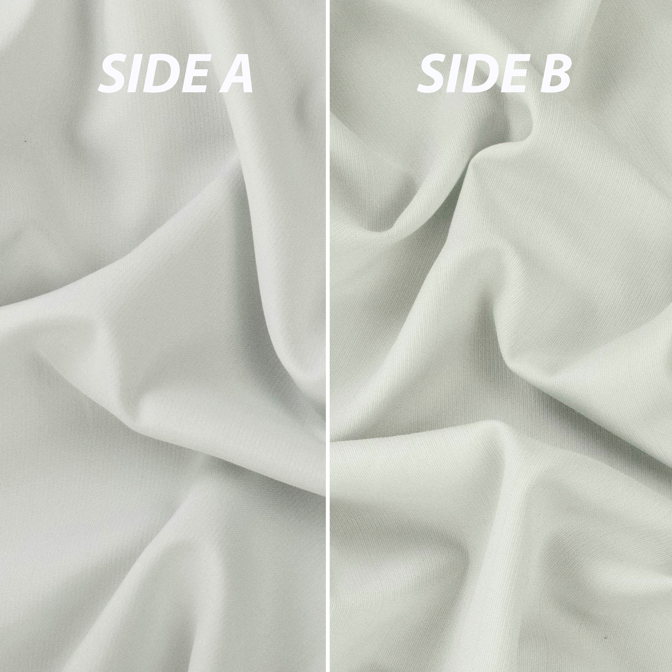 Japanese Reversible Crepe Suiting Light Weight Design-28 Silver