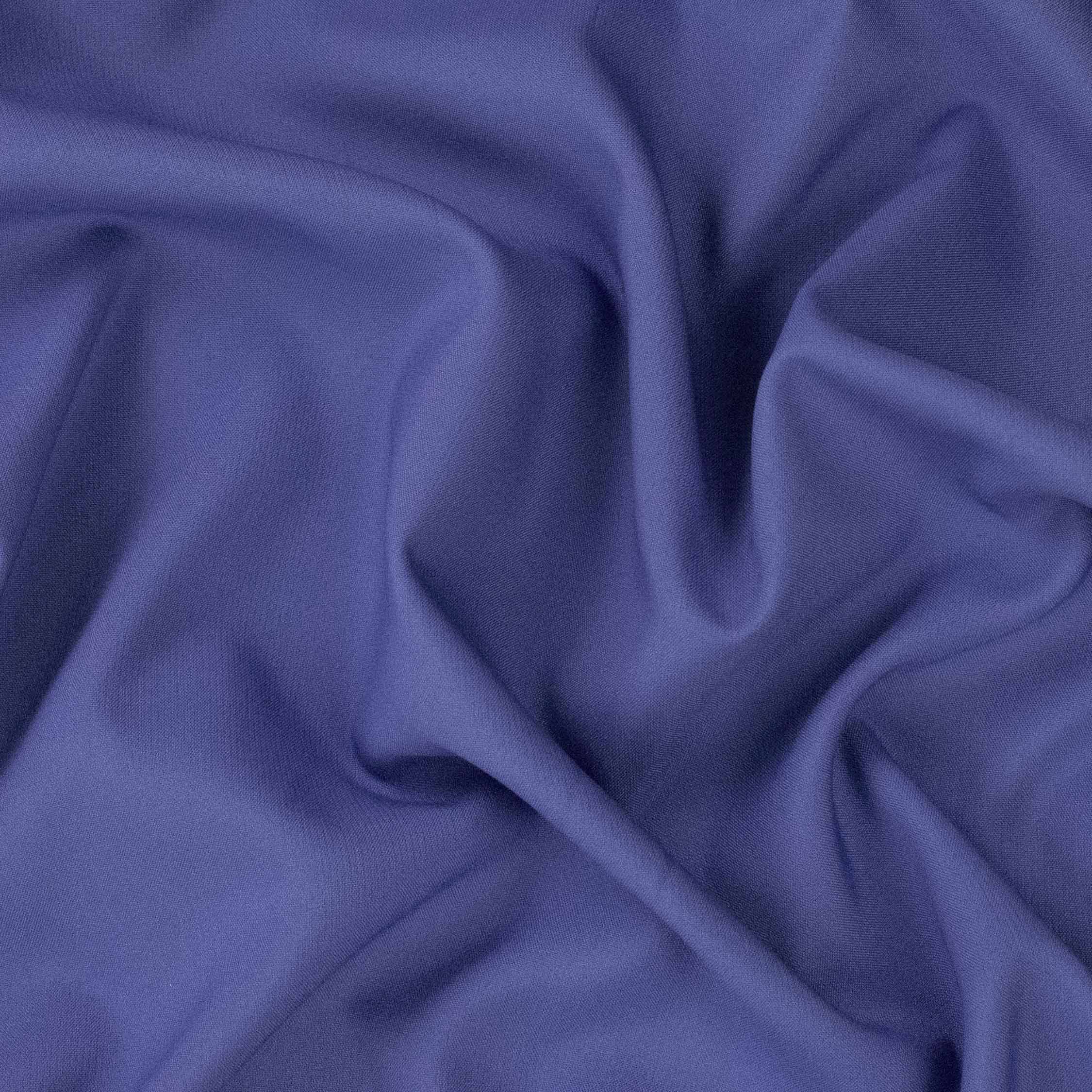 Japanese Reversible Crepe Suiting Light Weight Design-31 Blue