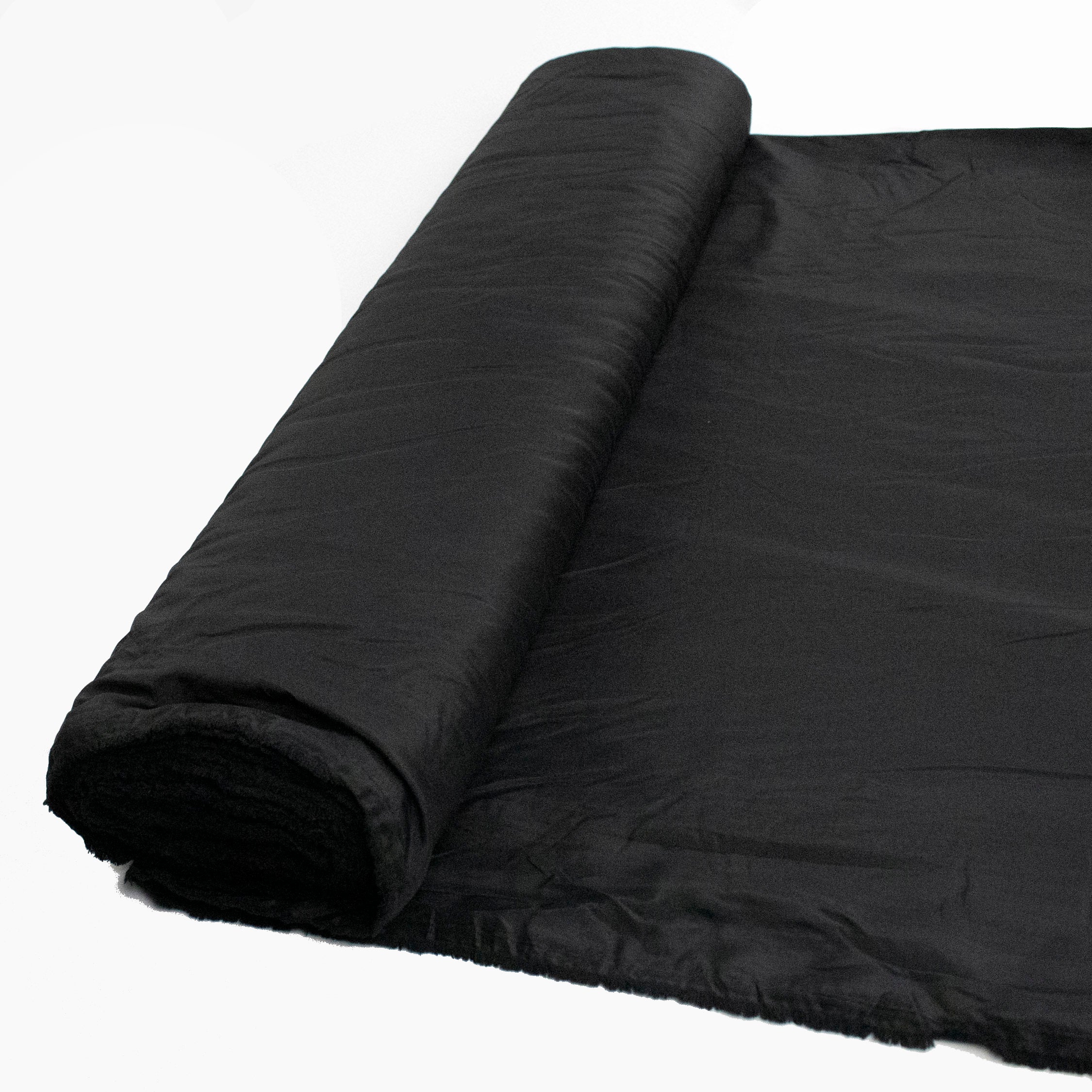 Pongee Lining – 50 Metre Roll Black & White (Bulk Draping & Event Use)