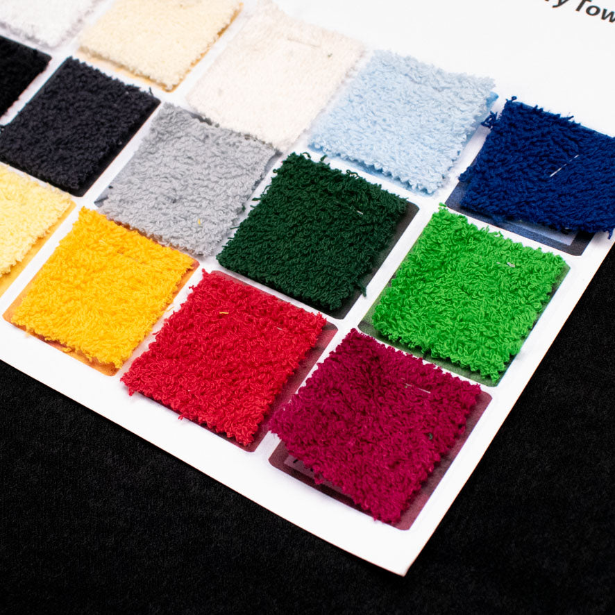 Premium Double-Sided Cotton Terry Towelling Sample Book