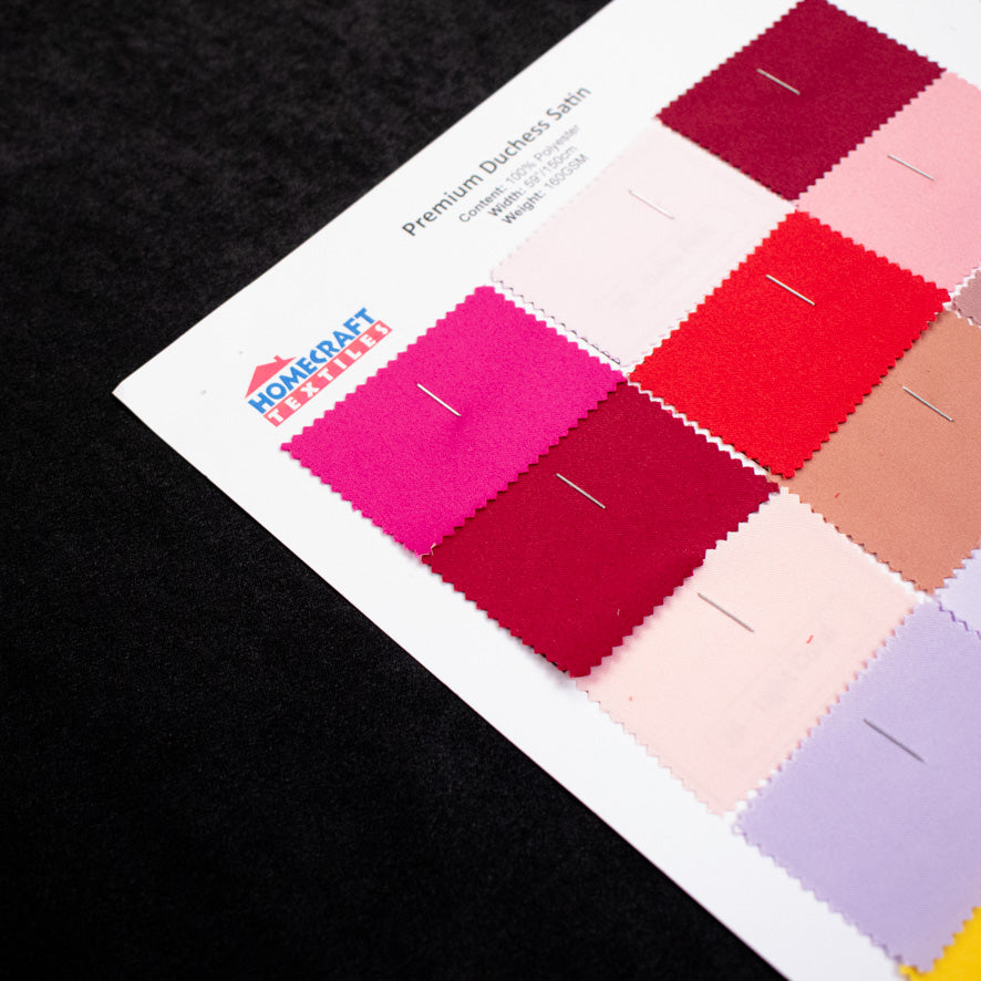 Premium Duchess Satin Sample Book