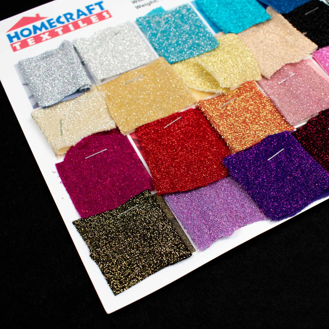 Premium Glitter Knit Sample Book