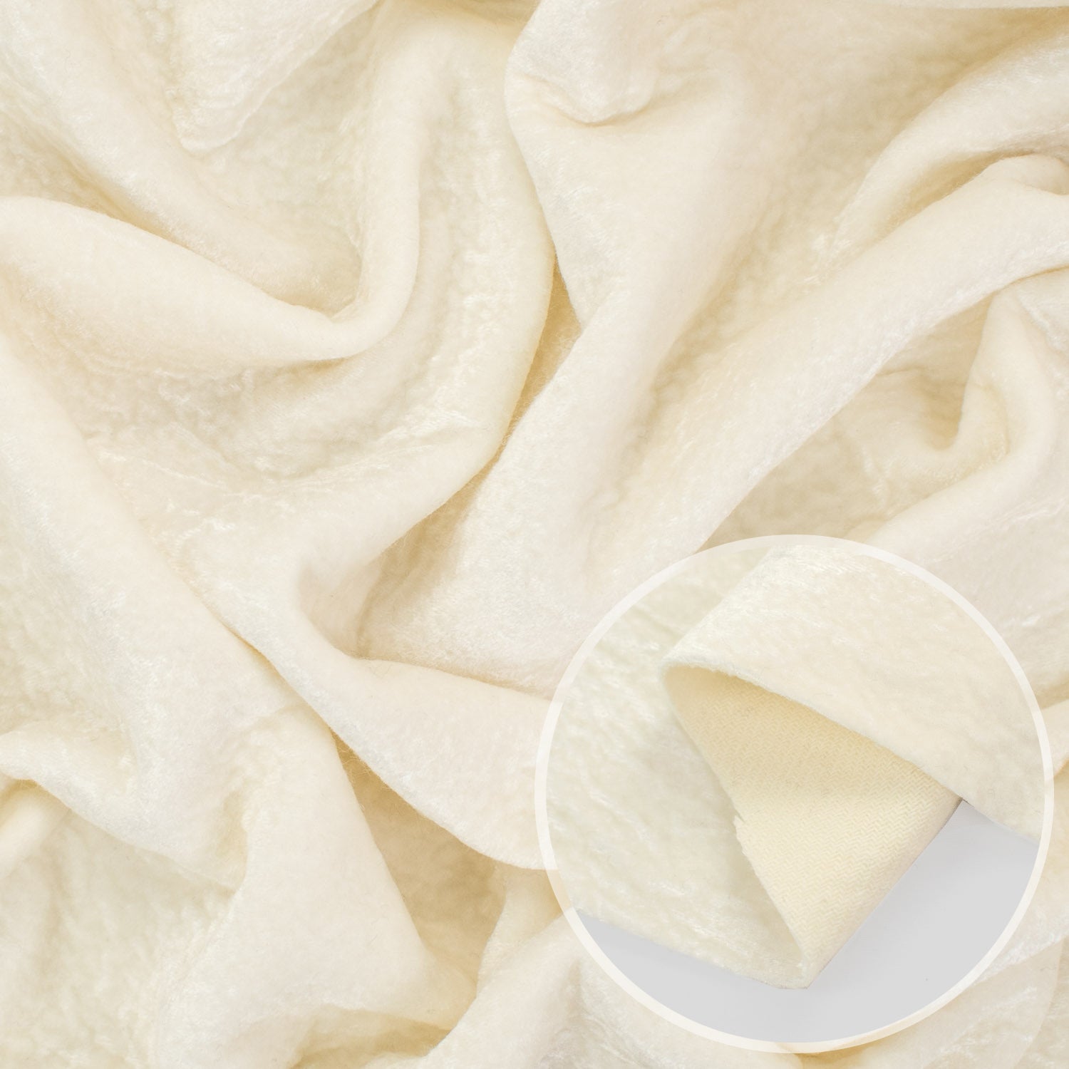 Premium Japanese Velour Backed Wool Blend Suiting