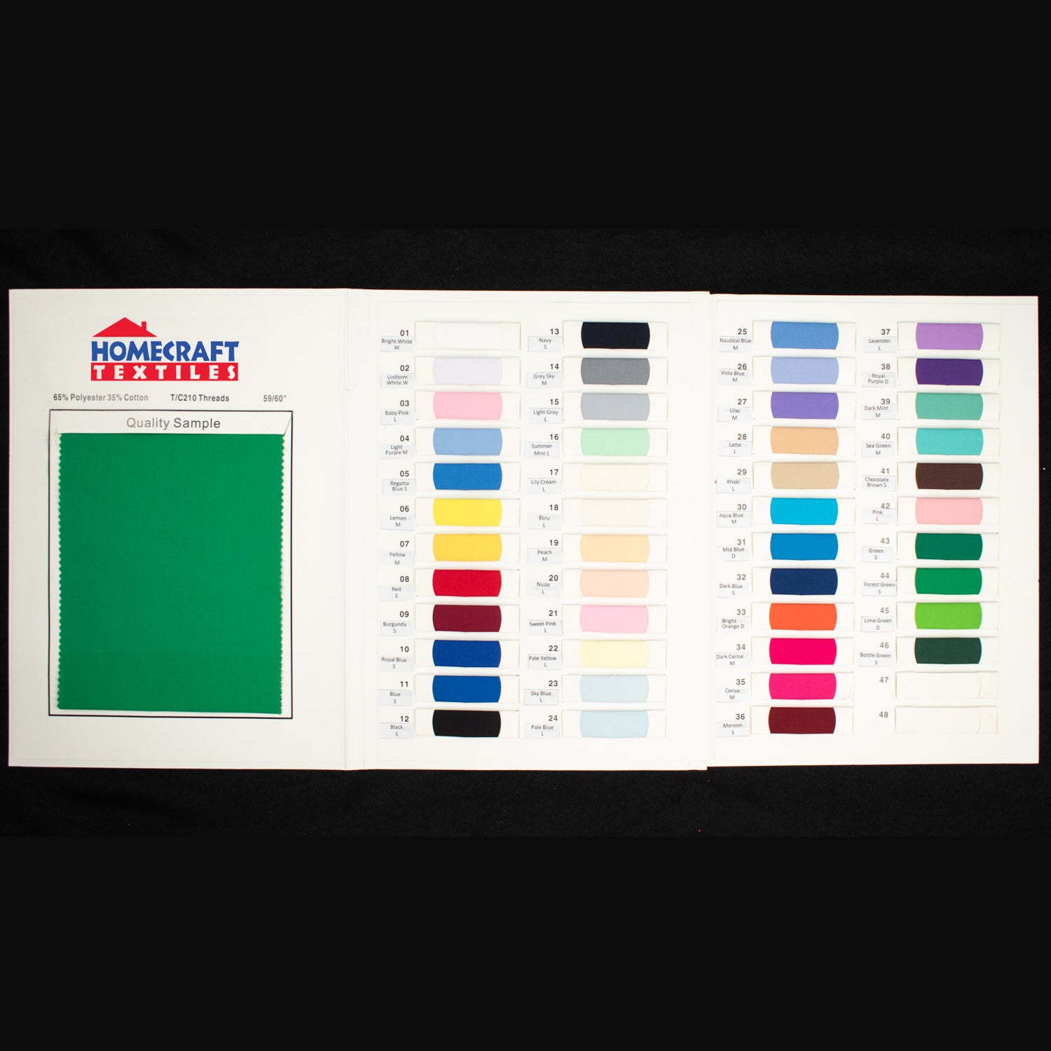 Premium Poly Cotton Sample Book