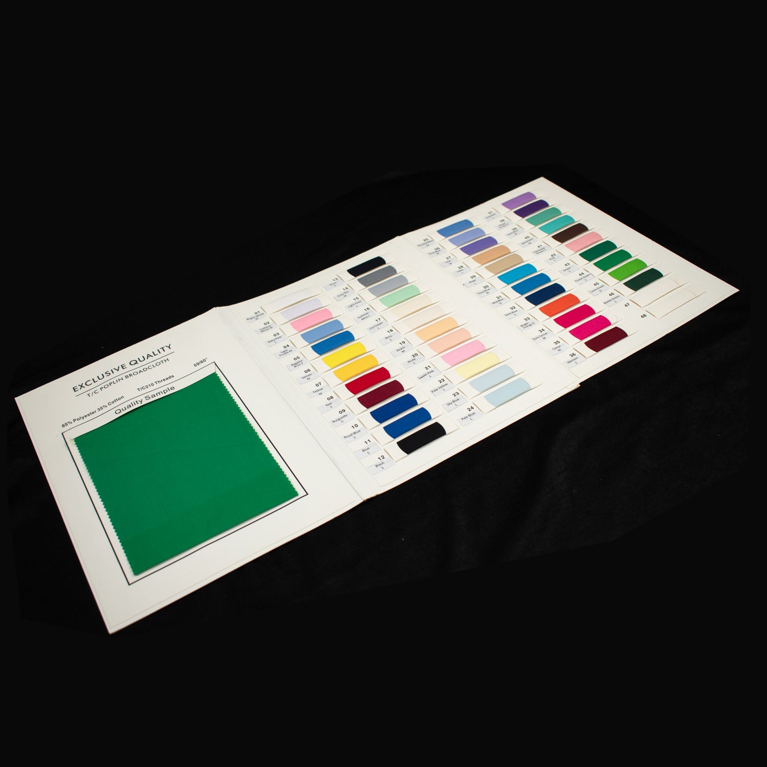 Premium Poly Cotton Sample Book