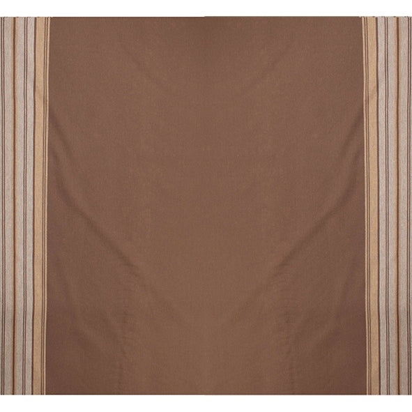 Printed Knits Design-129 Grey Stripes Border Prints on Brown