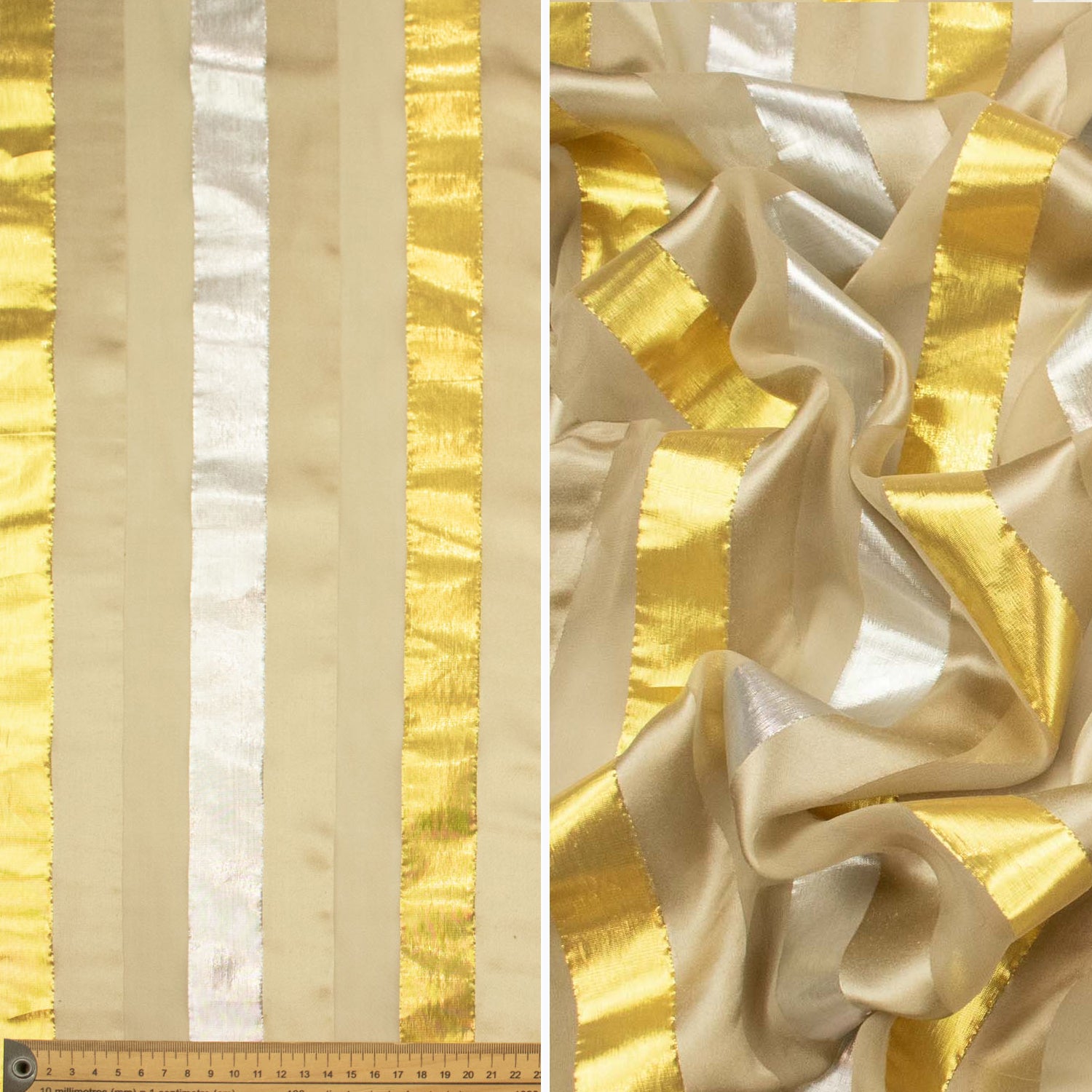 Printed Burnout Silk Chiffon