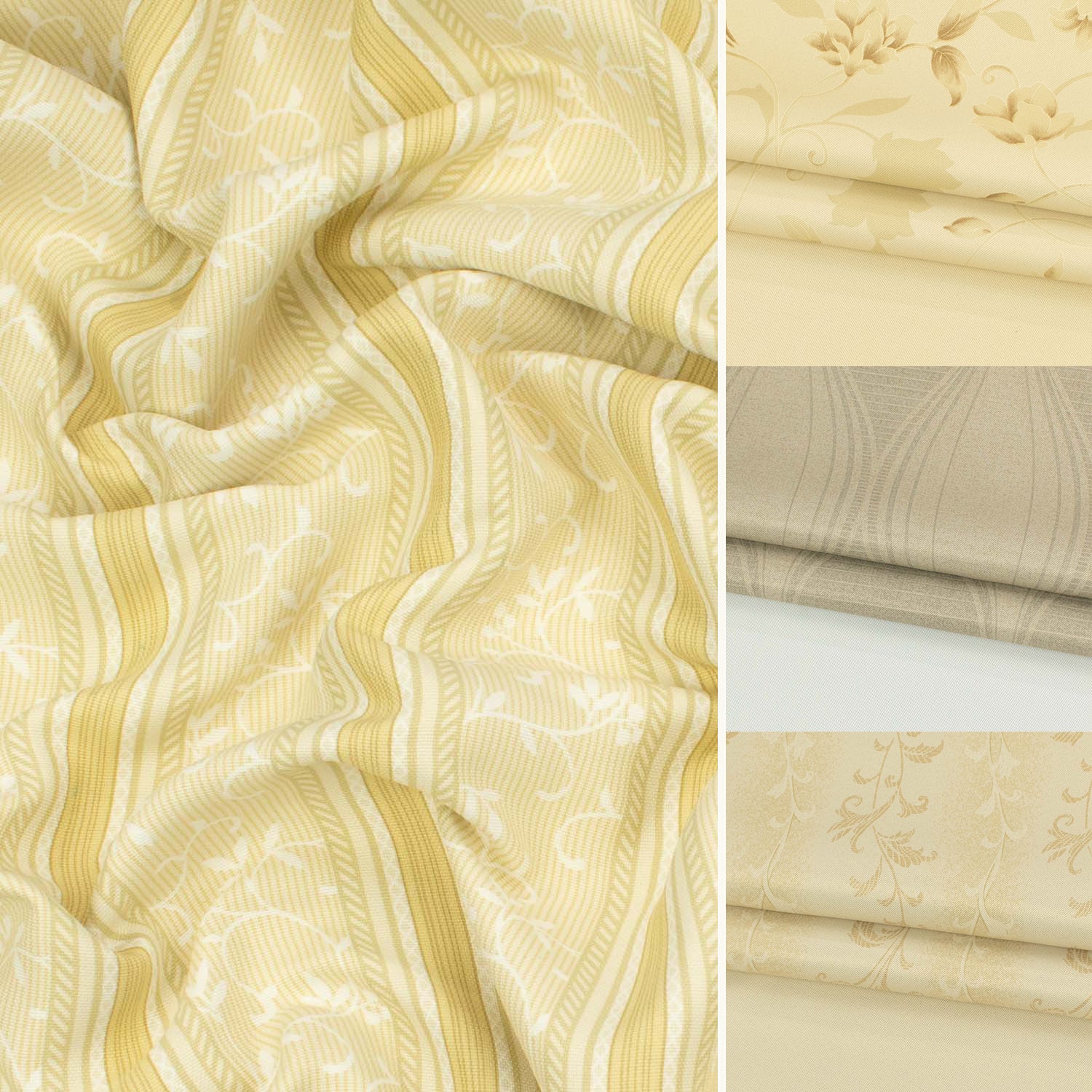 Printed Dim-Out Curtaining/Upholstery 150cm