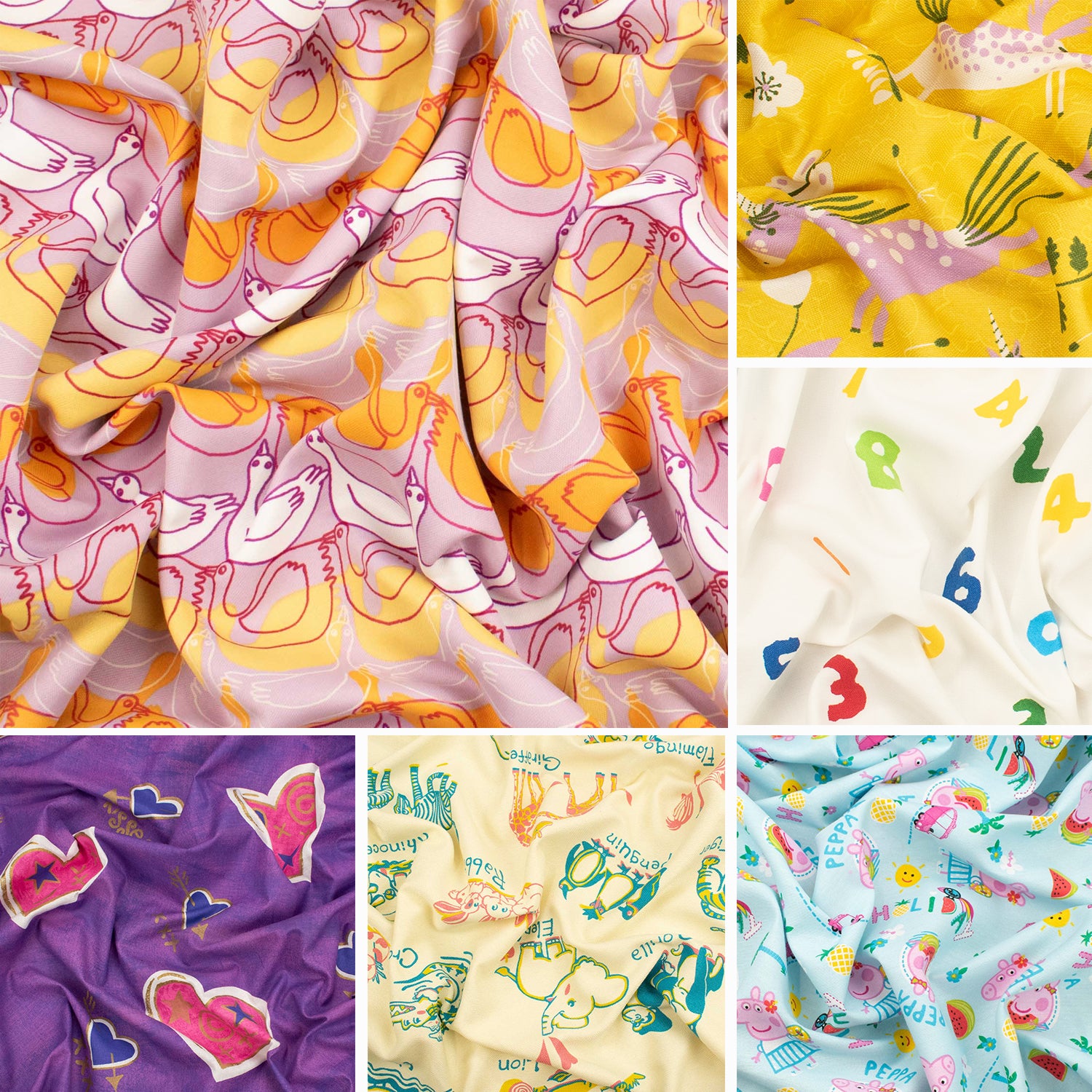 Novelty Kiddy Printed Curtaining/Upholstery Fabric 150cm