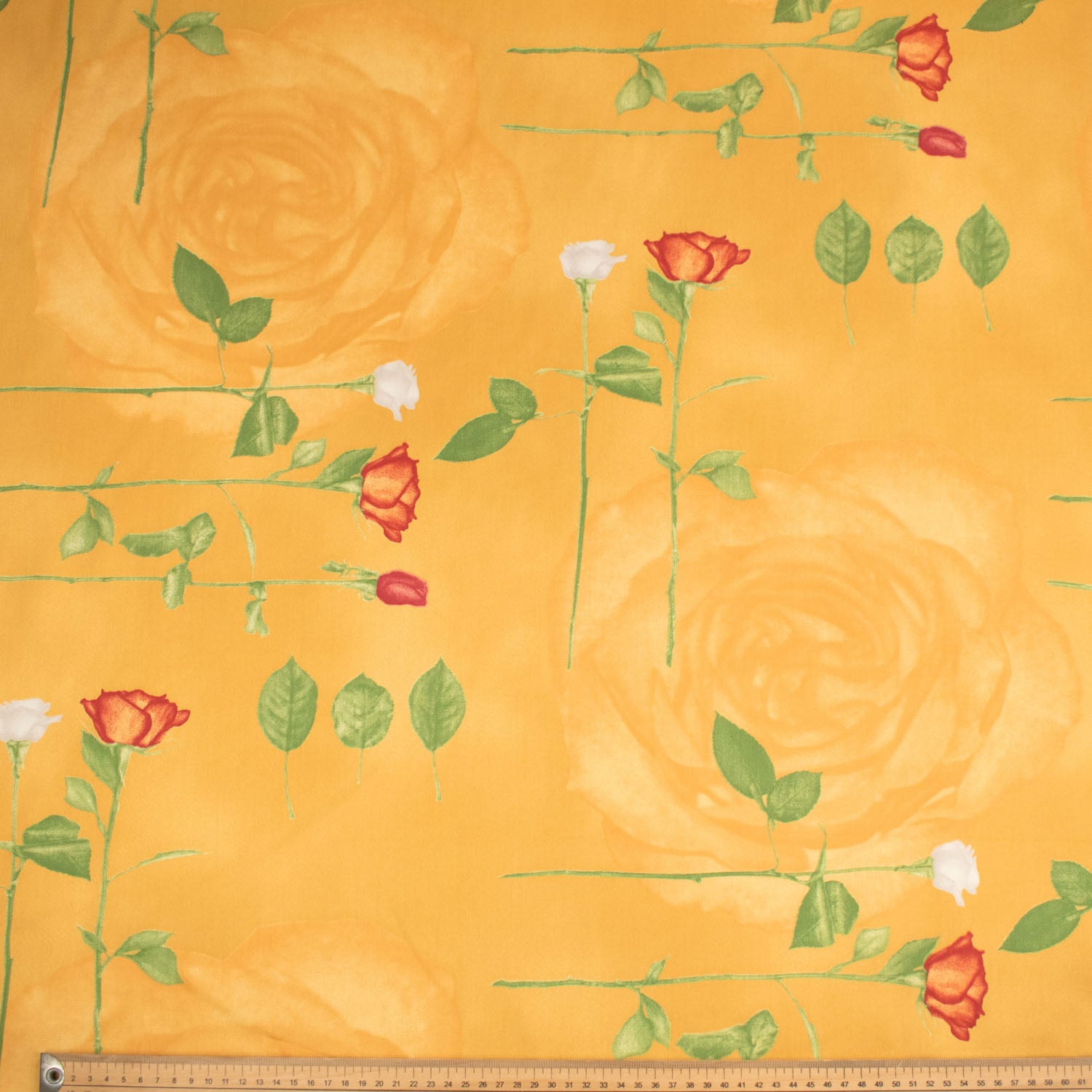 Flowers & Leaves Printed Curtaining/Upholstery Fabric 150cm