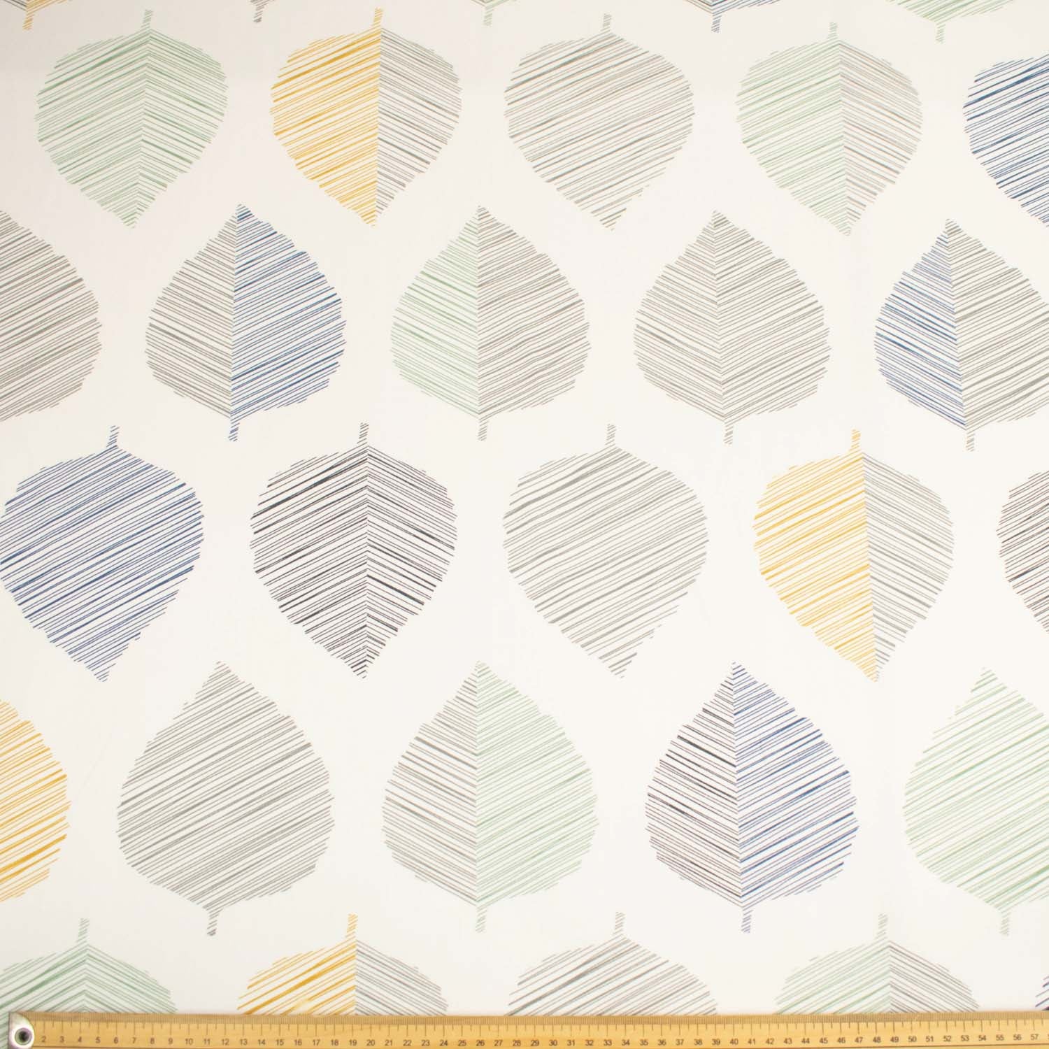 Flowers & Leaves Printed Curtaining/Upholstery Fabric 150cm