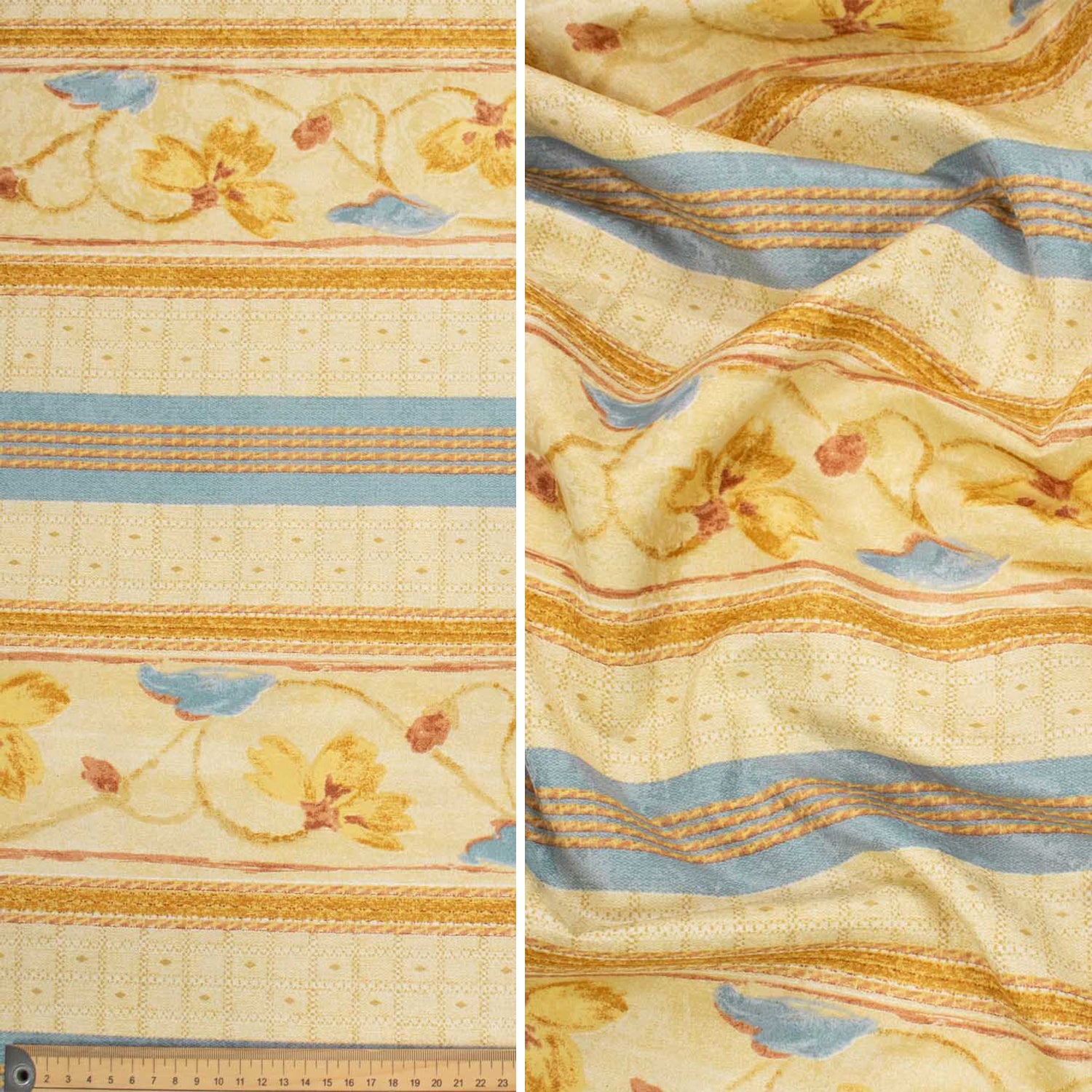 Spanish Printed Textured Jacquard Curtaining/Upholstery 280CM