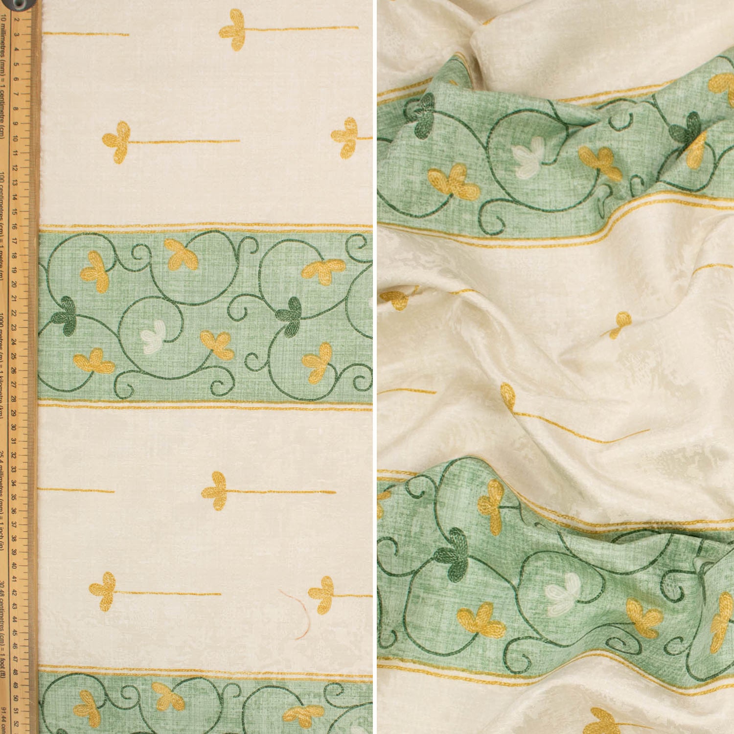 Spanish Printed Textured Jacquard Curtaining/Upholstery 280CM