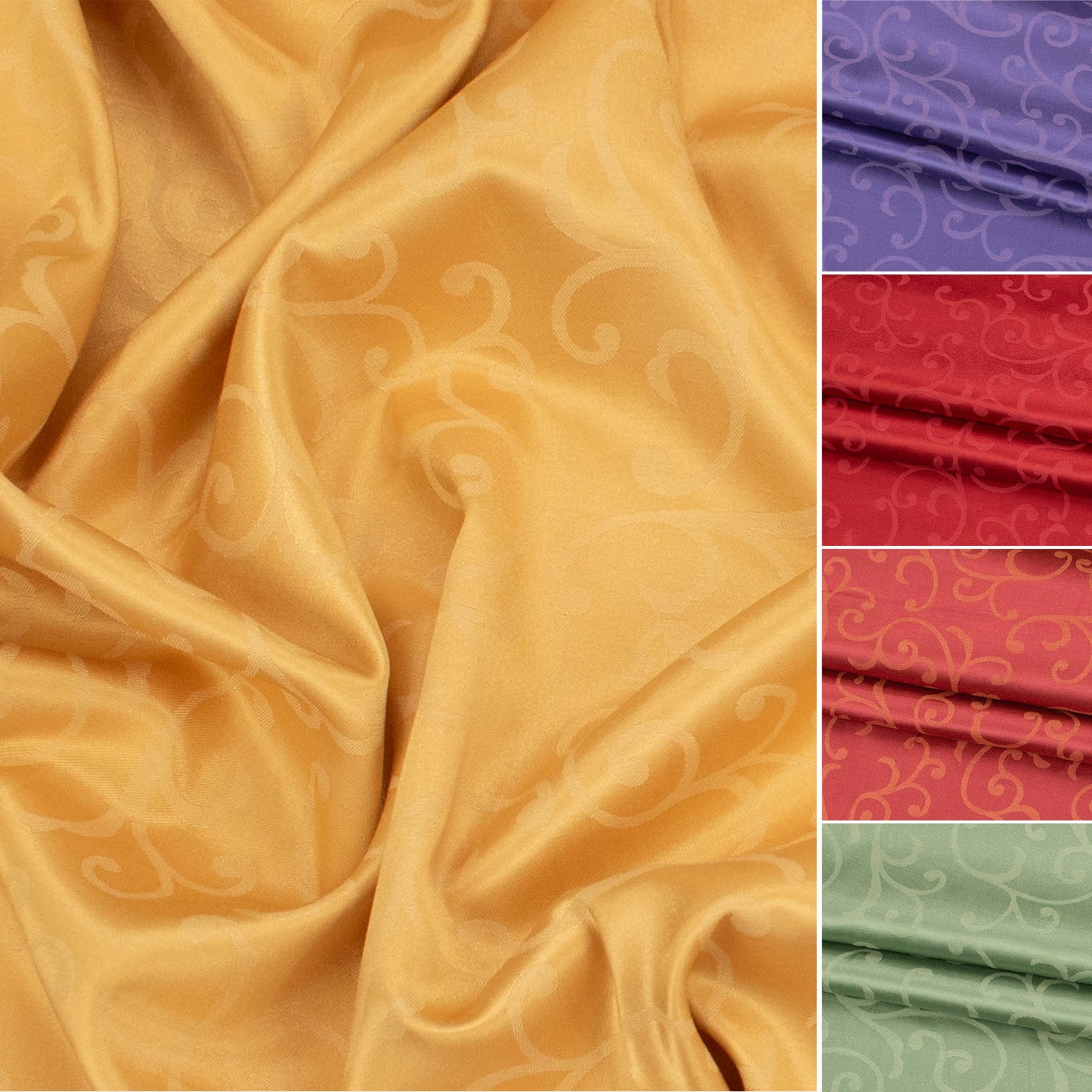 Vines Sateen Jacquard Curtaining/Upholstery 280CM