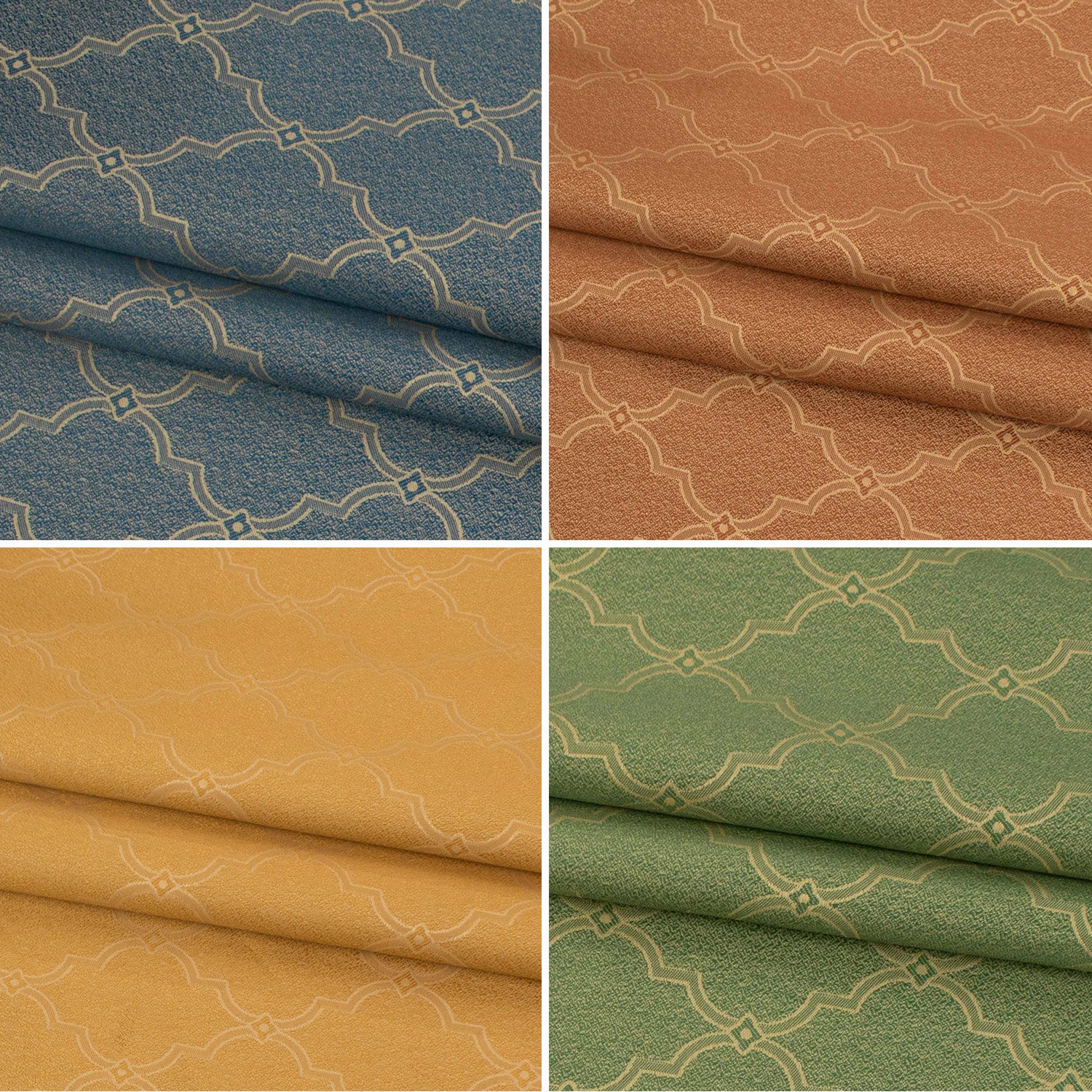 Moroccan Arabic Damask Jacquard Curtaining/Upholstery 280CM