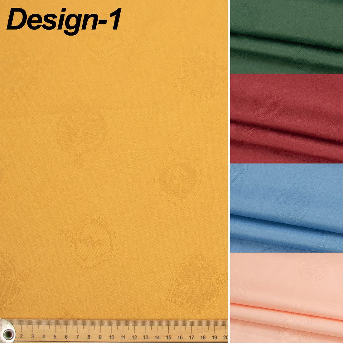 Floral & Leaves Jacquard Curtaining/Upholstery 280CM