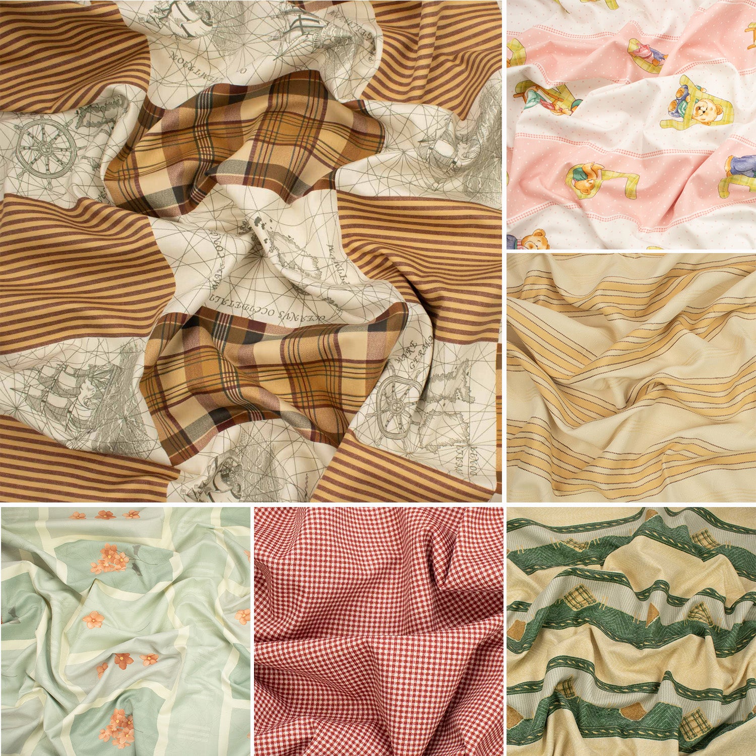 Printed Geometric Curtaining/Upholstery Fabric 280CM