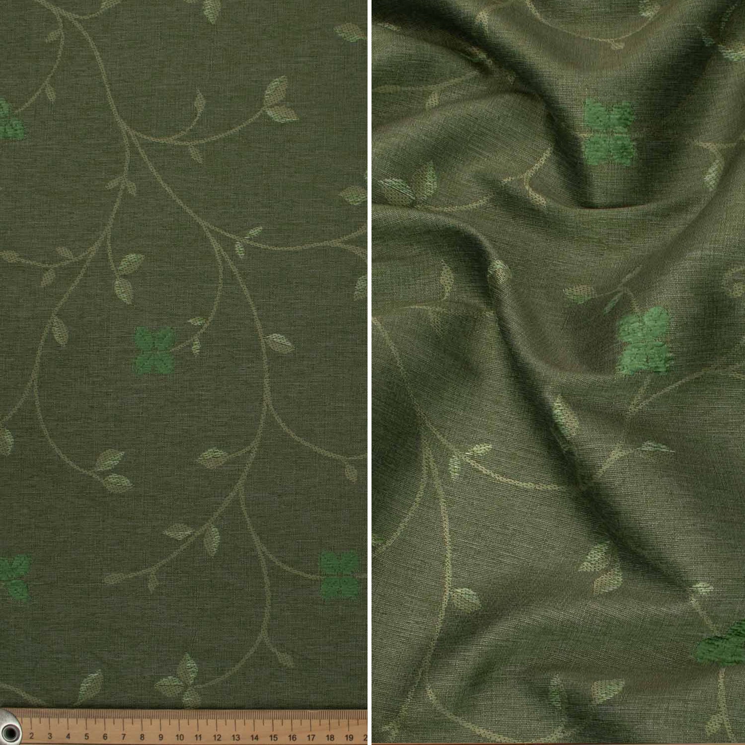 Flowers & Vines Embroidered Curtaining/Upholstery Fabric 280CM