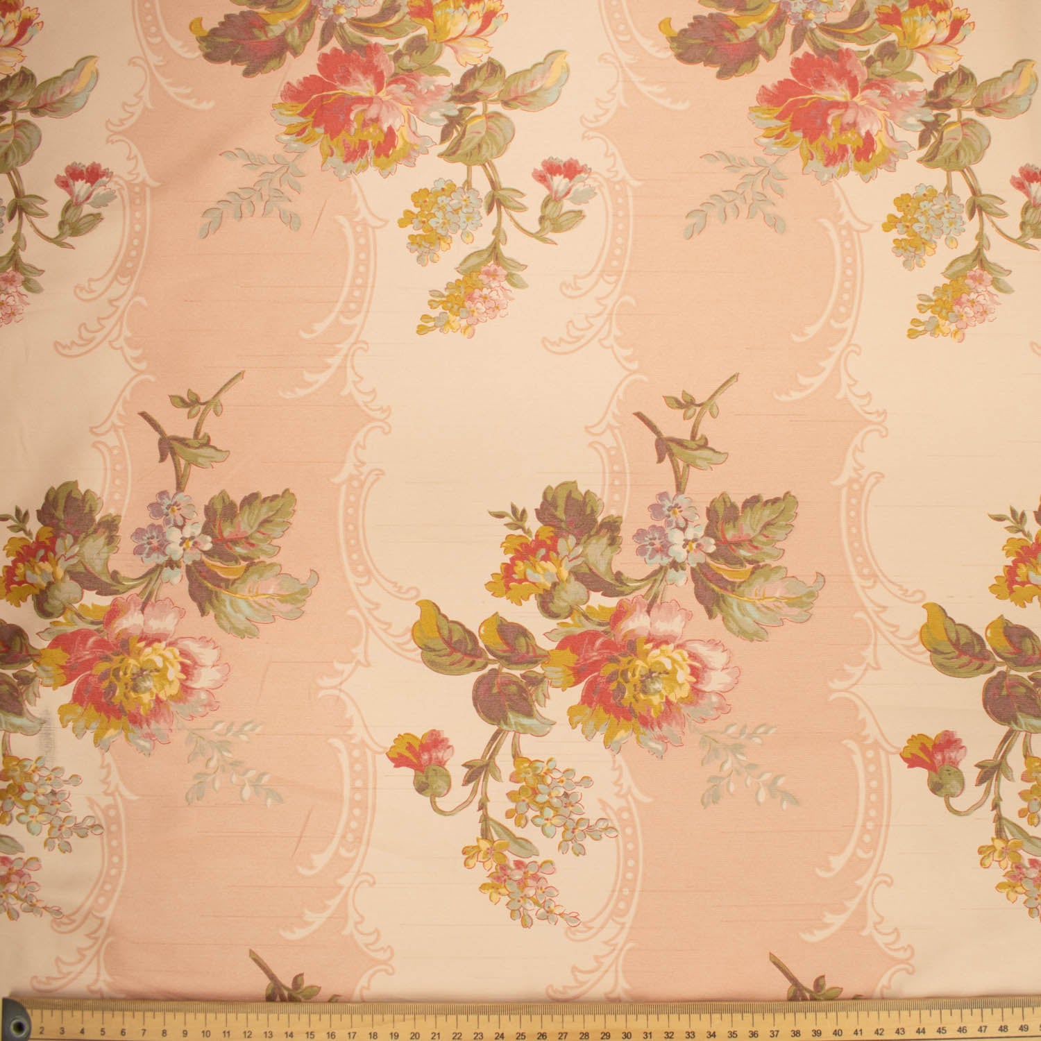 Flowers & Leaves Printed Curtaining/Upholstery Fabric 150cm