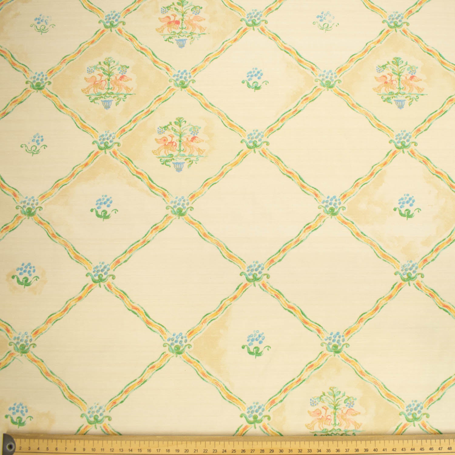 Flowers & Leaves Printed Curtaining/Upholstery Fabric 150cm