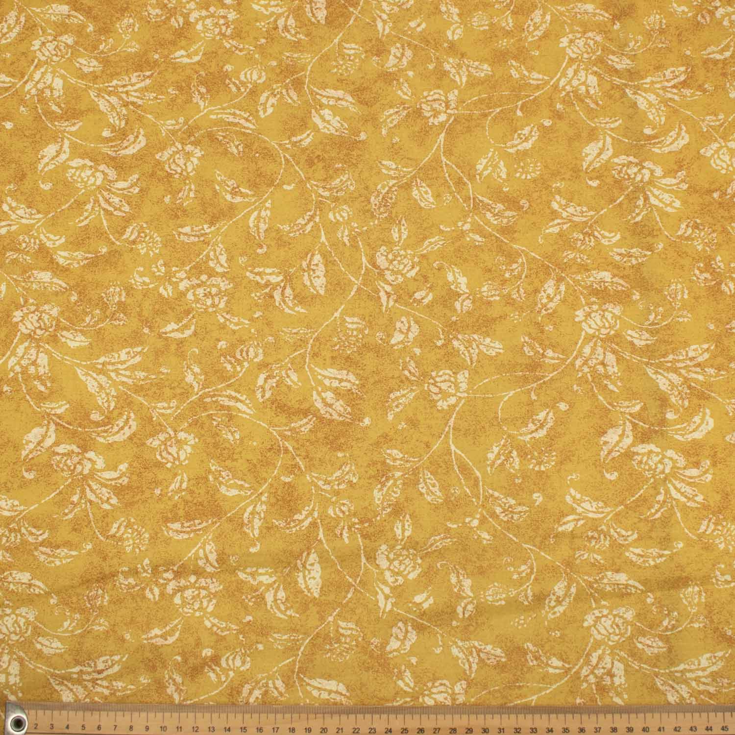 Flowers & Leaves Printed Curtaining/Upholstery Fabric 150cm