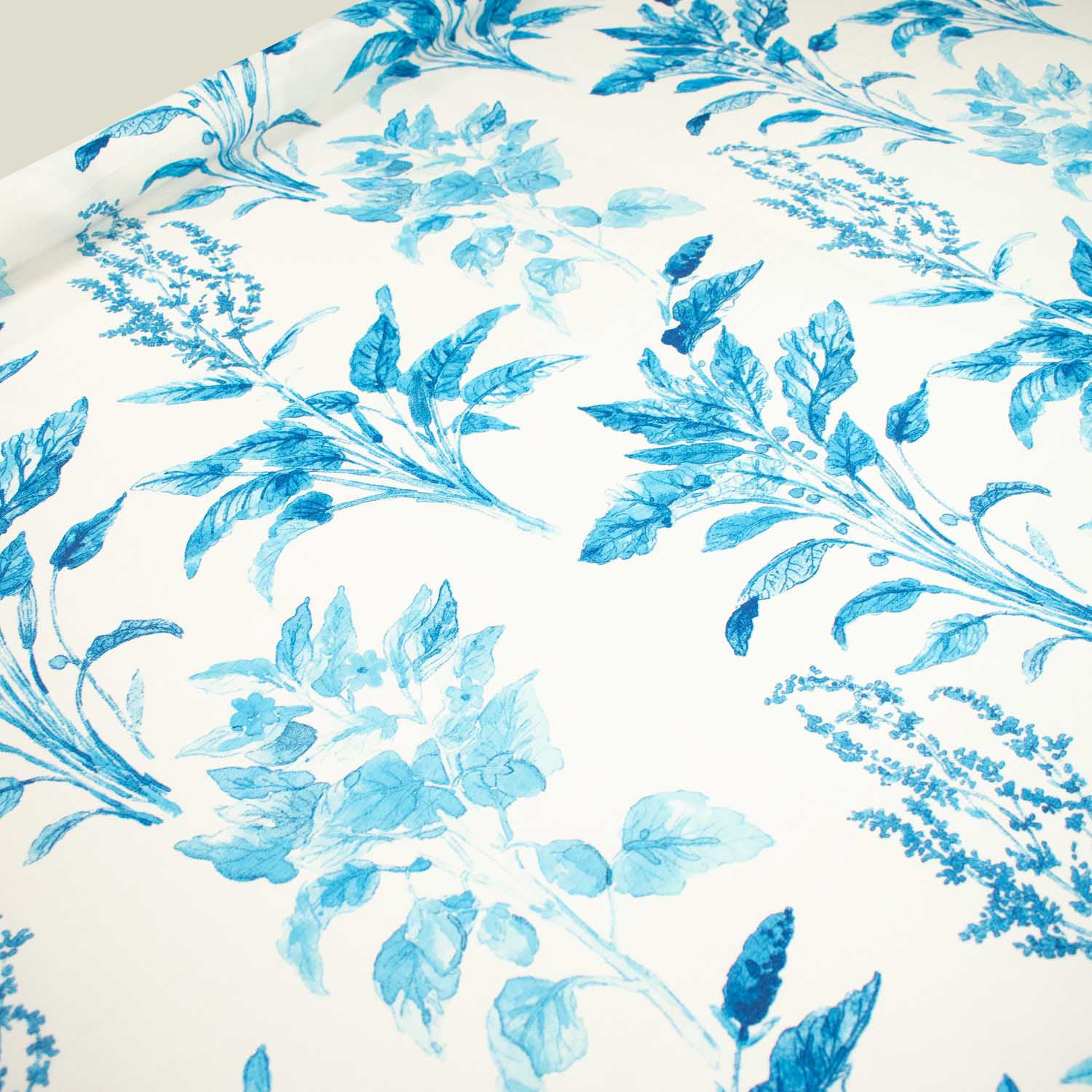 Flowers & Leaves Printed Curtaining/Upholstery Fabric 150cm