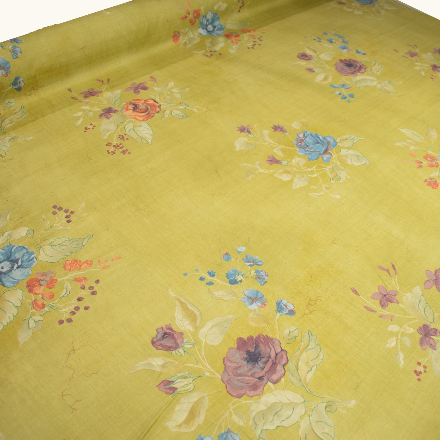 Flowers & Leaves Printed Curtaining/Upholstery Fabric 150cm