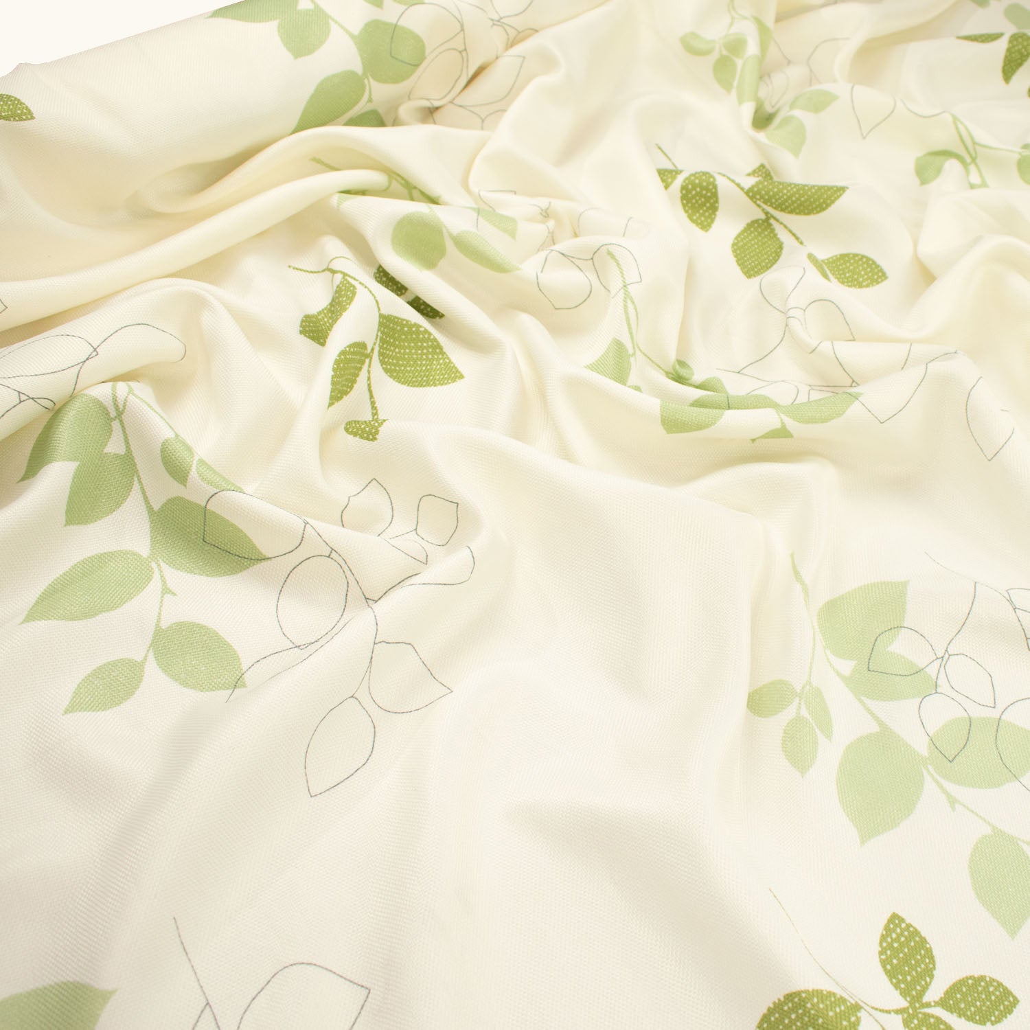 Flowers & Leaves Printed Curtaining/Upholstery Fabric 150cm