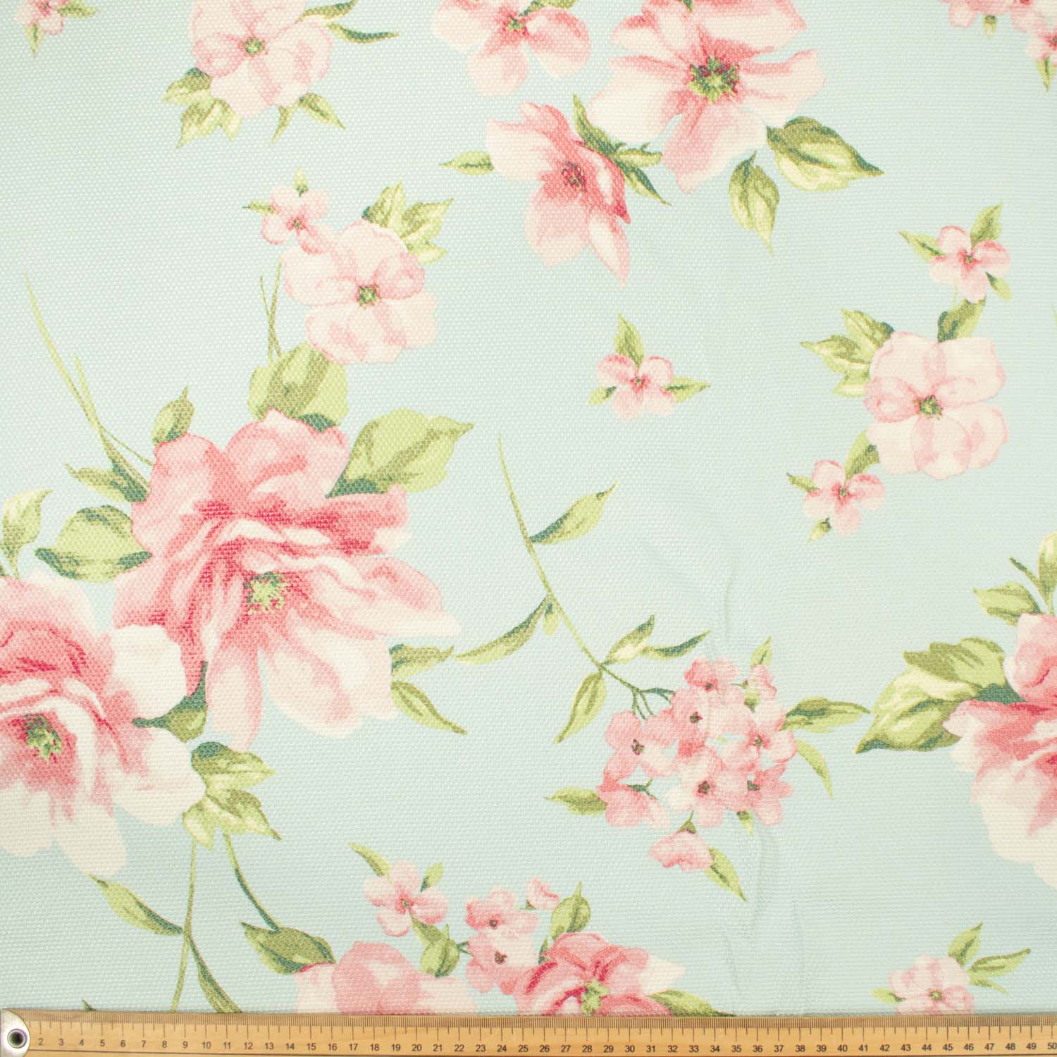 Flowers & Leaves Printed Curtaining/Upholstery Fabric 150cm