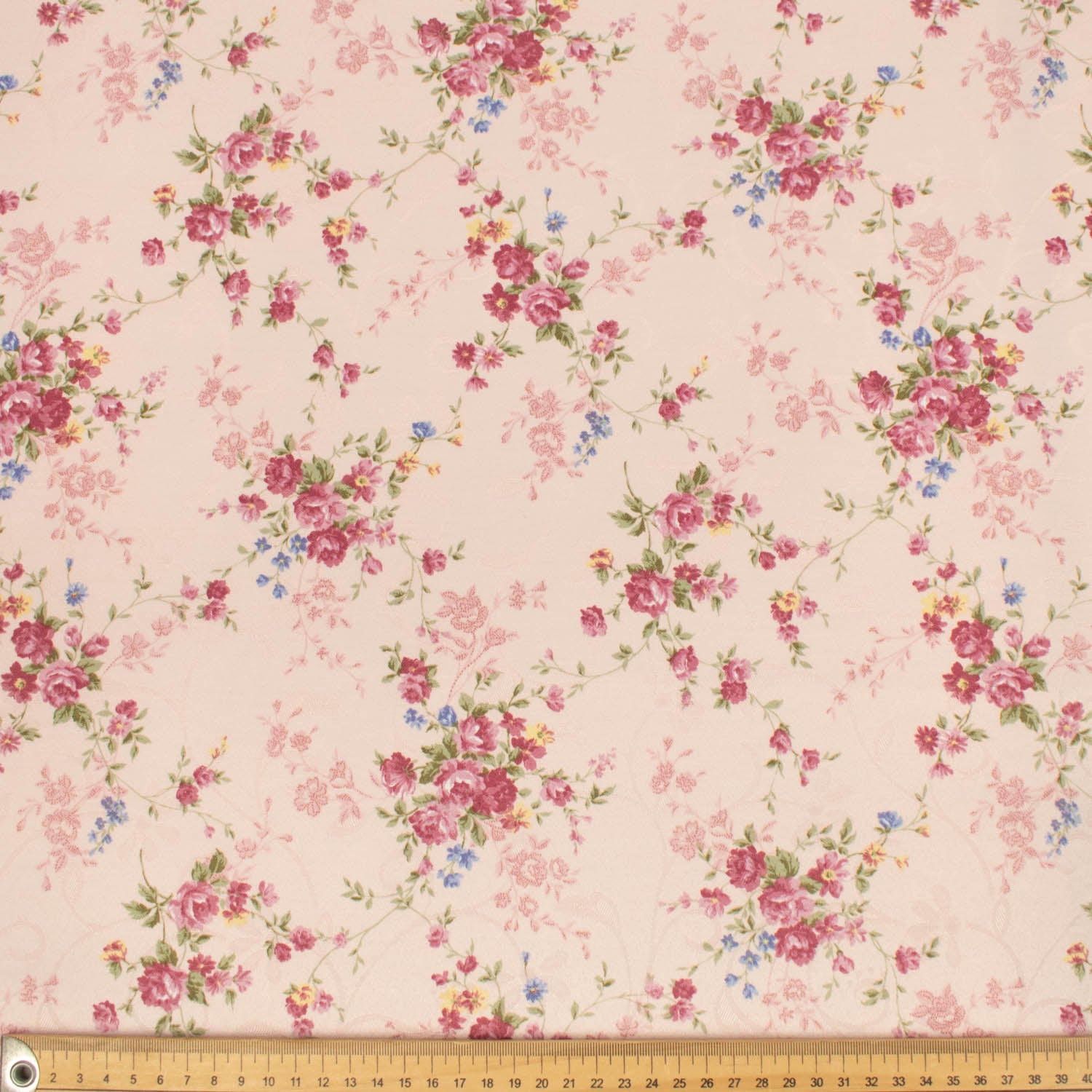 Flowers & Leaves Printed Curtaining/Upholstery Fabric 150cm